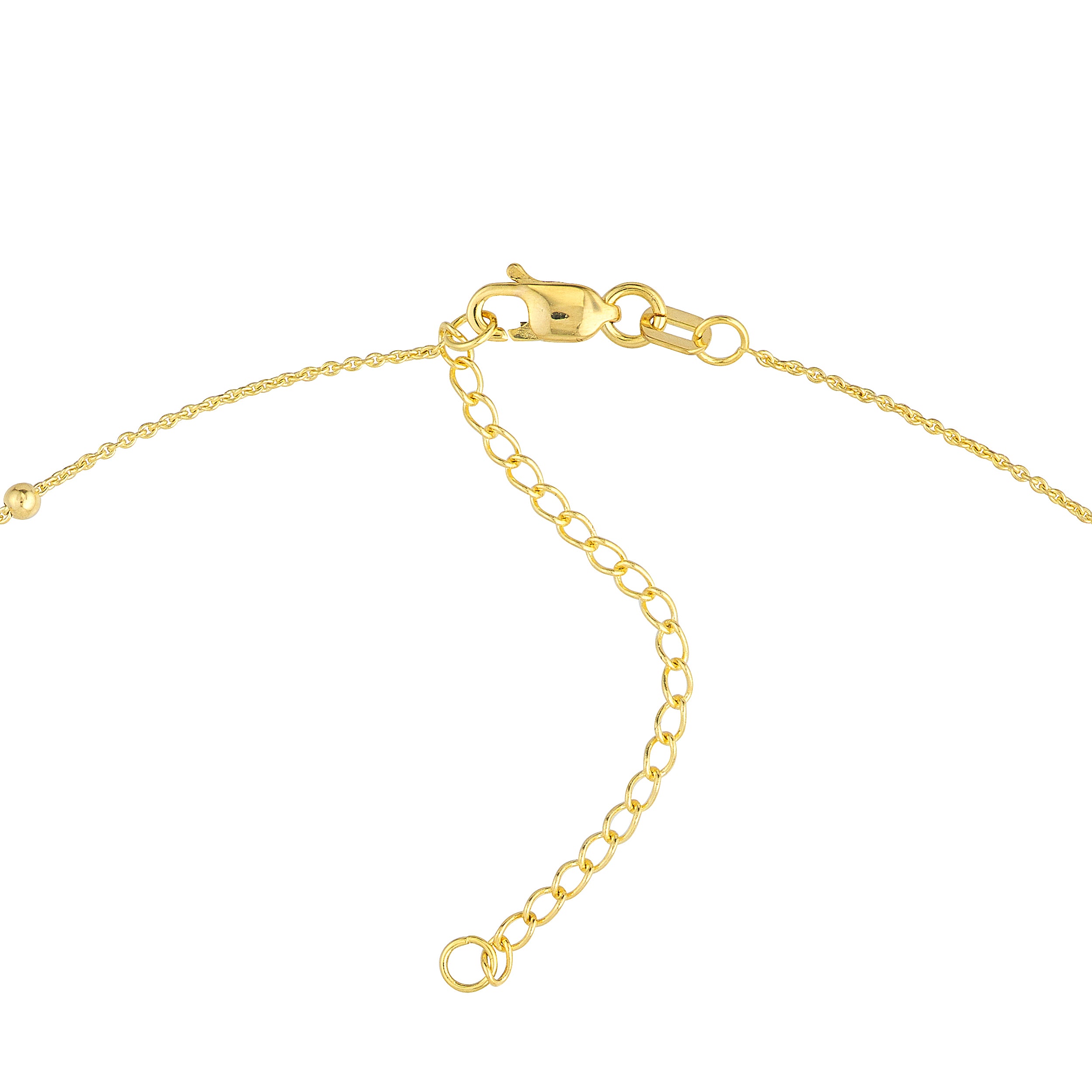 18" 2MM ADJUSTABLE BEAD CHAIN NECKLACE | 14K YELLOW GOLD | MF035637-14Y - Brownlee Jewelers