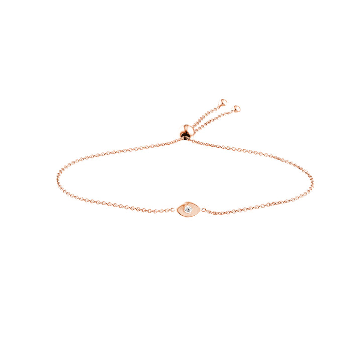 9.5" EVIL EYE BRACELET | 14K ROSE GOLD | MF035747-14K - Brownlee Jewelers
