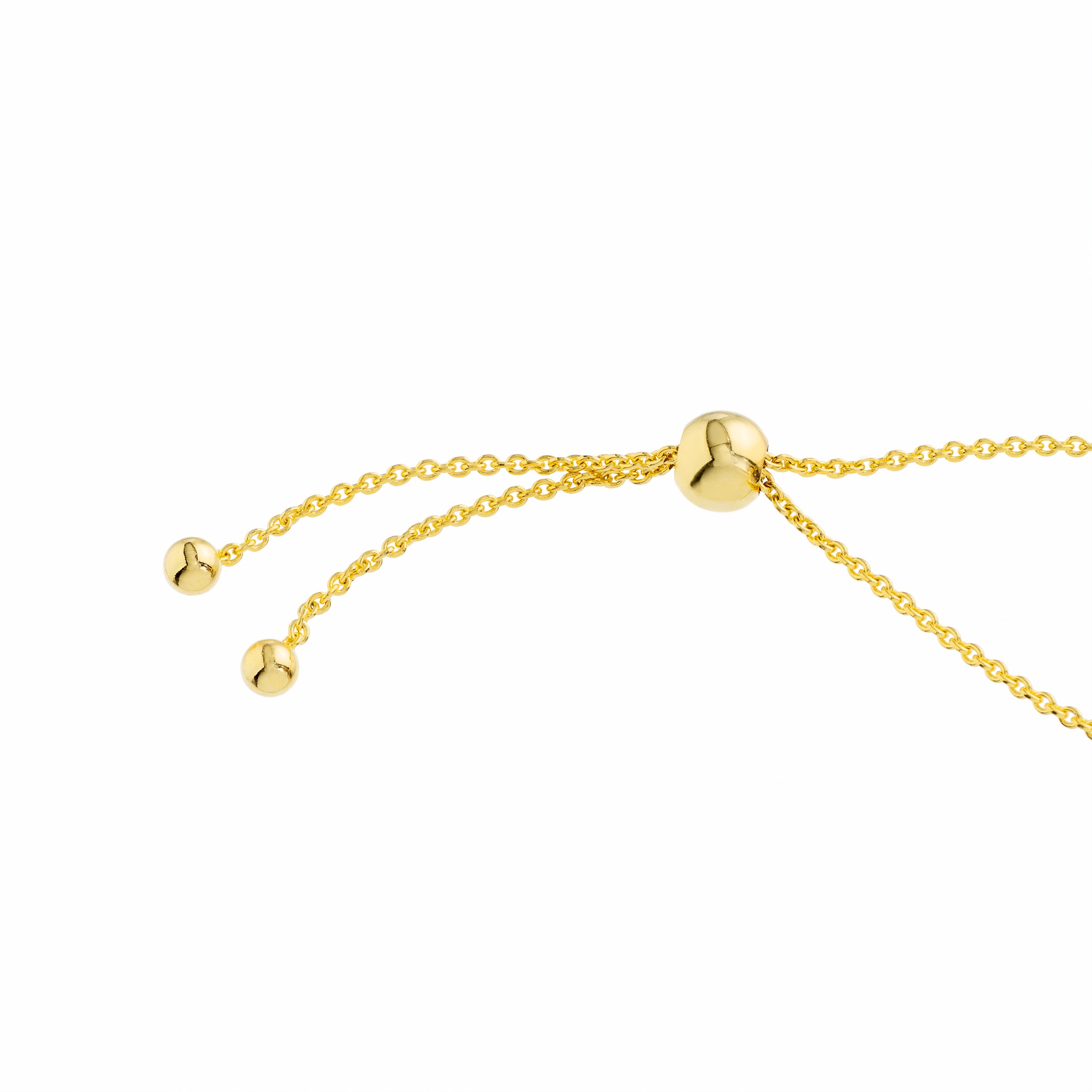 9.5" ADJUSTABLE STAR BRACELET | 14K YELLOW GOLD | MF035750-14Y - Brownlee Jewelers