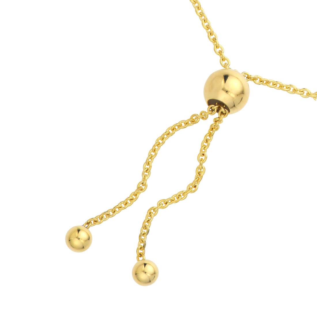 9.5" ADJUSTABLE MINI LOVE BRACELET | 14K YELLOW GOLD | MF035846-14Y - Brownlee Jewelers