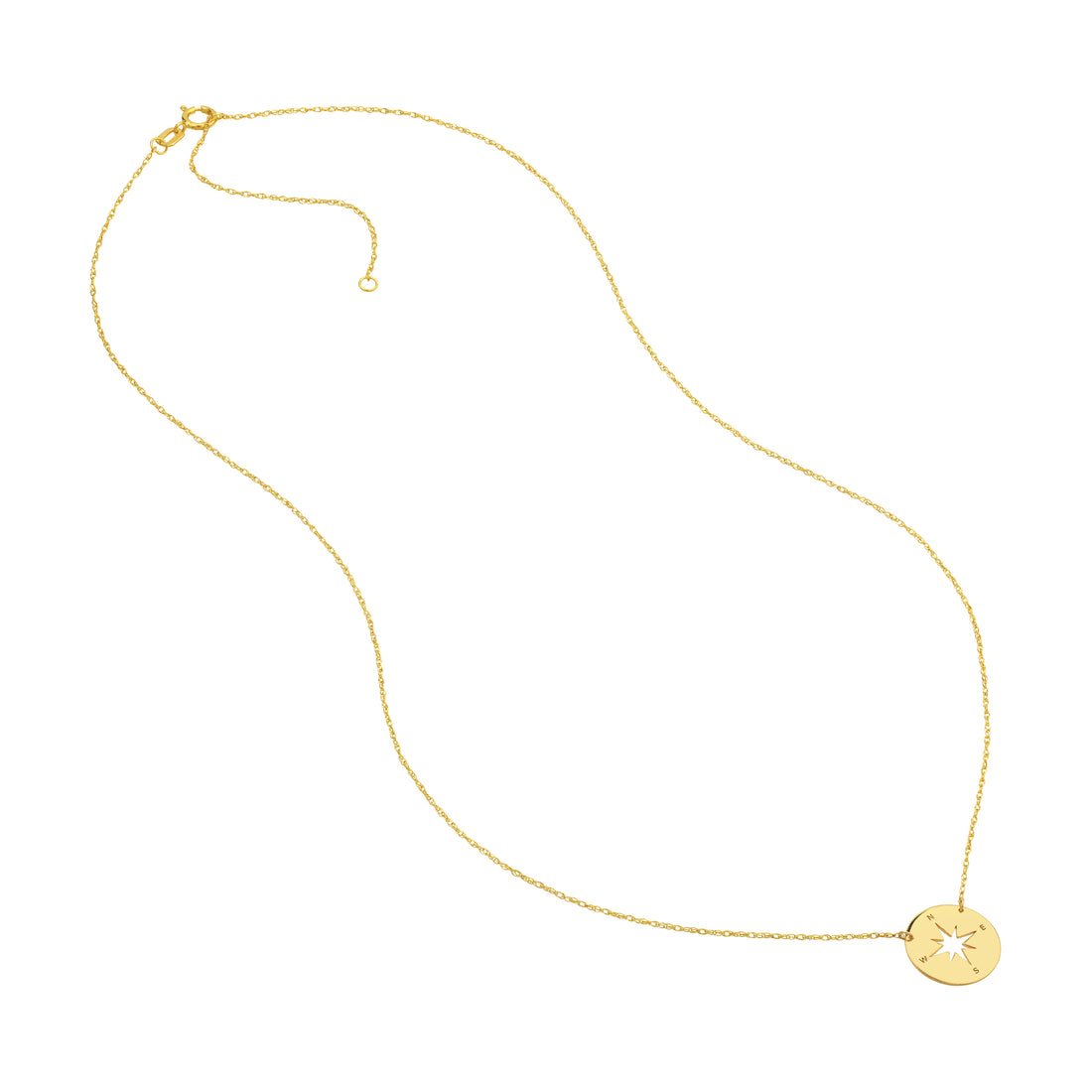 18" PENDANT NECKLACE | 14K YELLOW GOLD | MF036406-14Y - Brownlee Jewelers