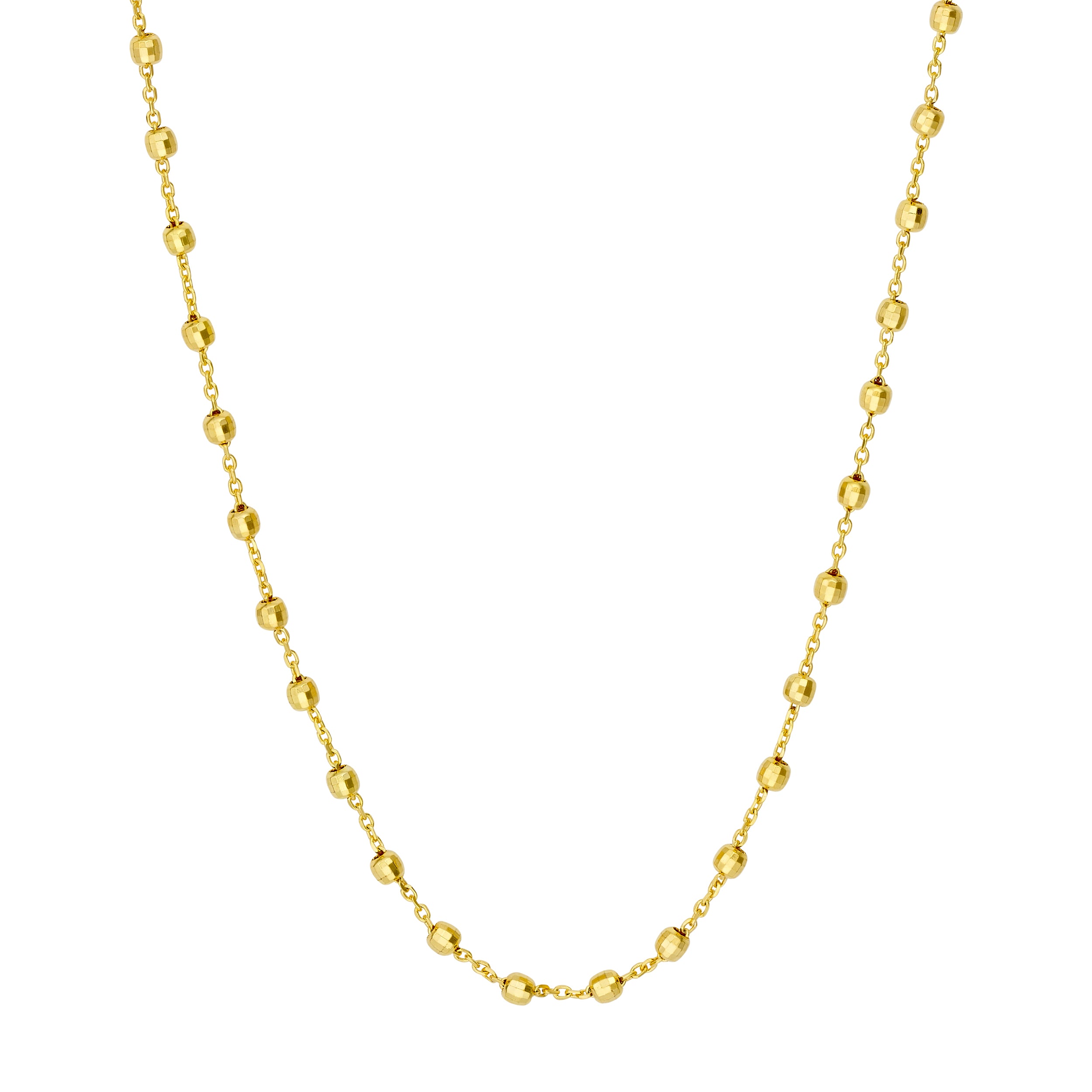 18" 0.95MM CABLE CHAIN NECKLACE | 14K YELLOW GOLD | MF037475-14Y - Brownlee Jewelers