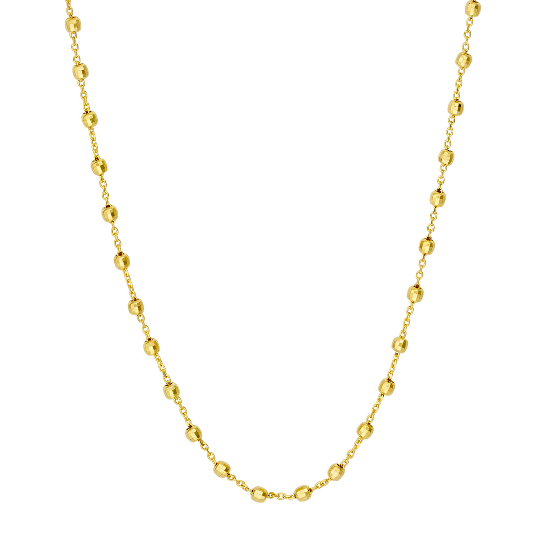 18" 0.95MM CABLE CHAIN NECKLACE | 14K YELLOW GOLD | MF037475-14Y - Brownlee Jewelers