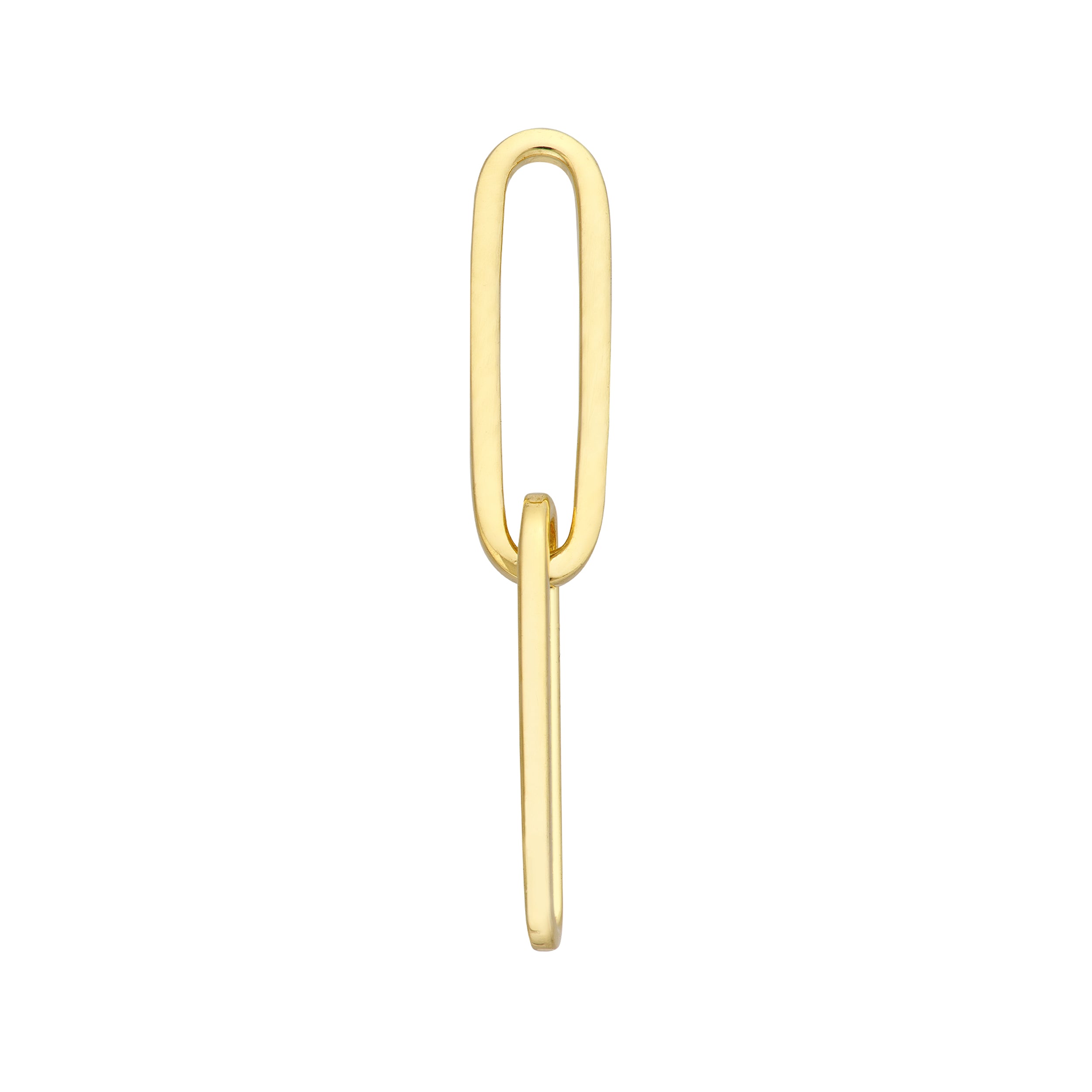 5MM DROP PAPERCLIP DROP EARRINGS | 14K YELLOW GOLD | MF037476-14Y - Brownlee Jewelers