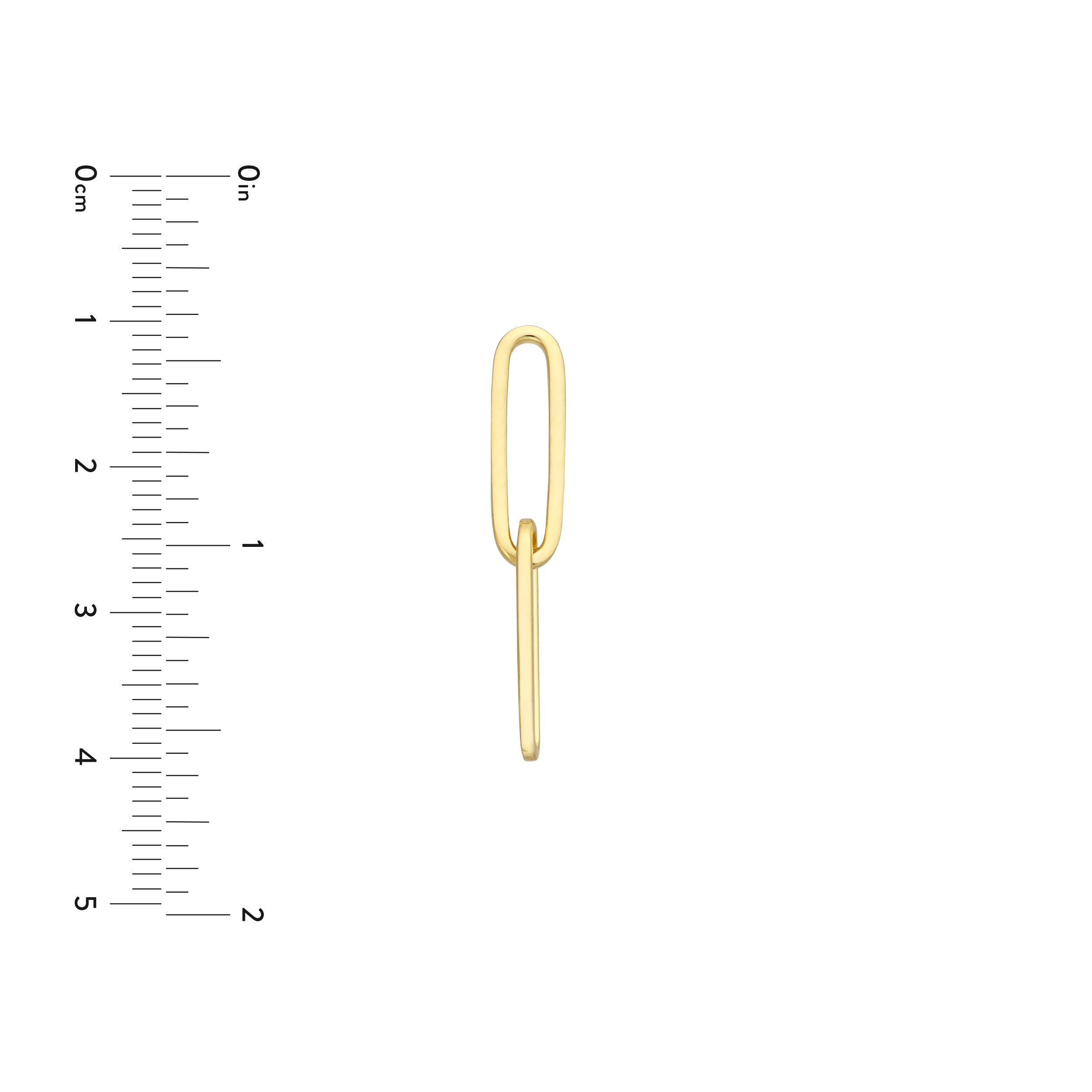5MM DROP PAPERCLIP DROP EARRINGS | 14K YELLOW GOLD | MF037476-14Y - Brownlee Jewelers