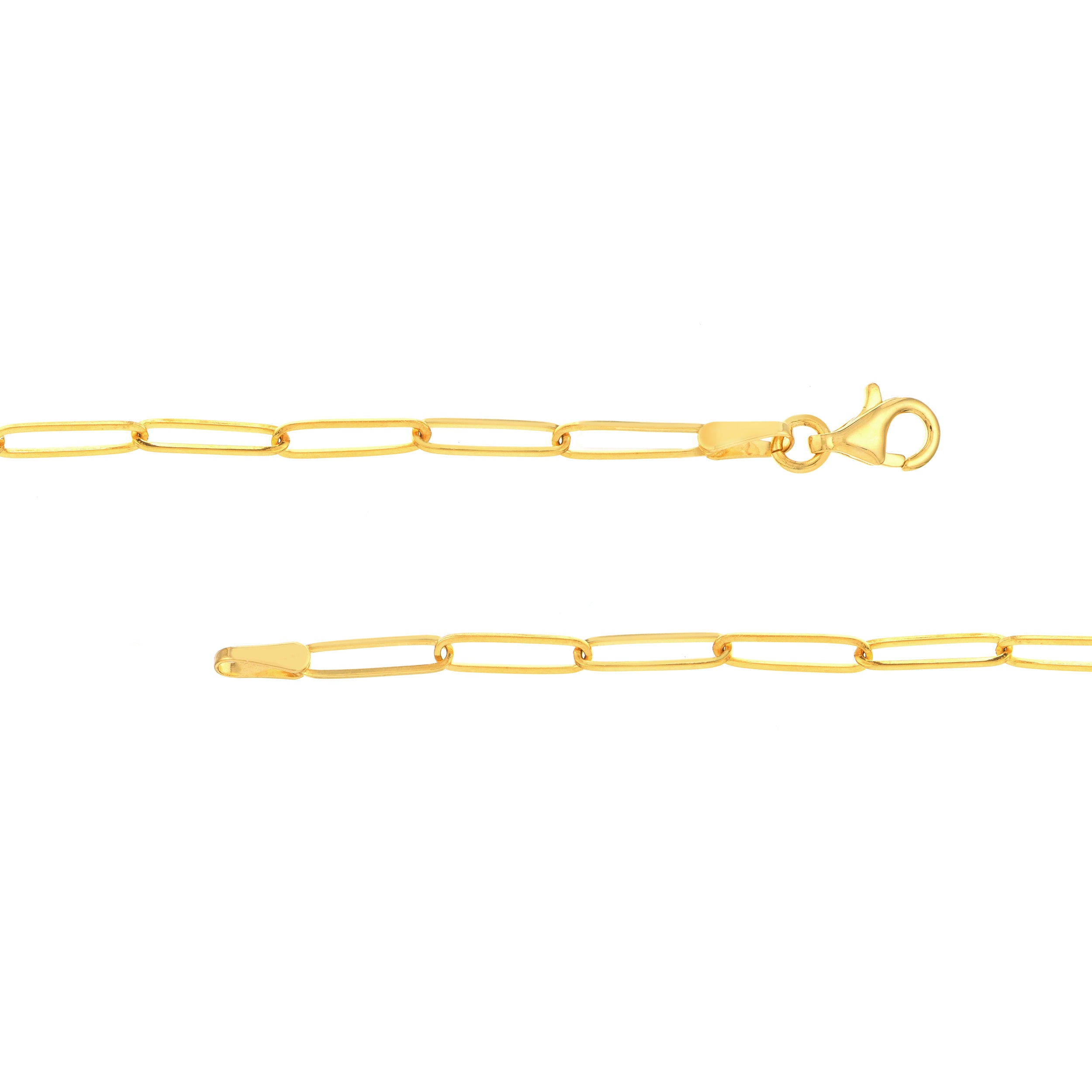 18" BAR LINK NECKLACE | 14K YELLOW GOLD | MF037707-14Y - Brownlee Jewelers