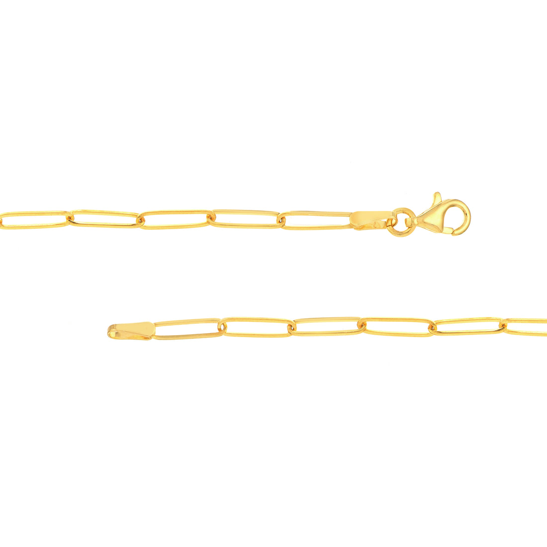 18" BAR LINK NECKLACE | 14K YELLOW GOLD | MF037707-14Y - Brownlee Jewelers
