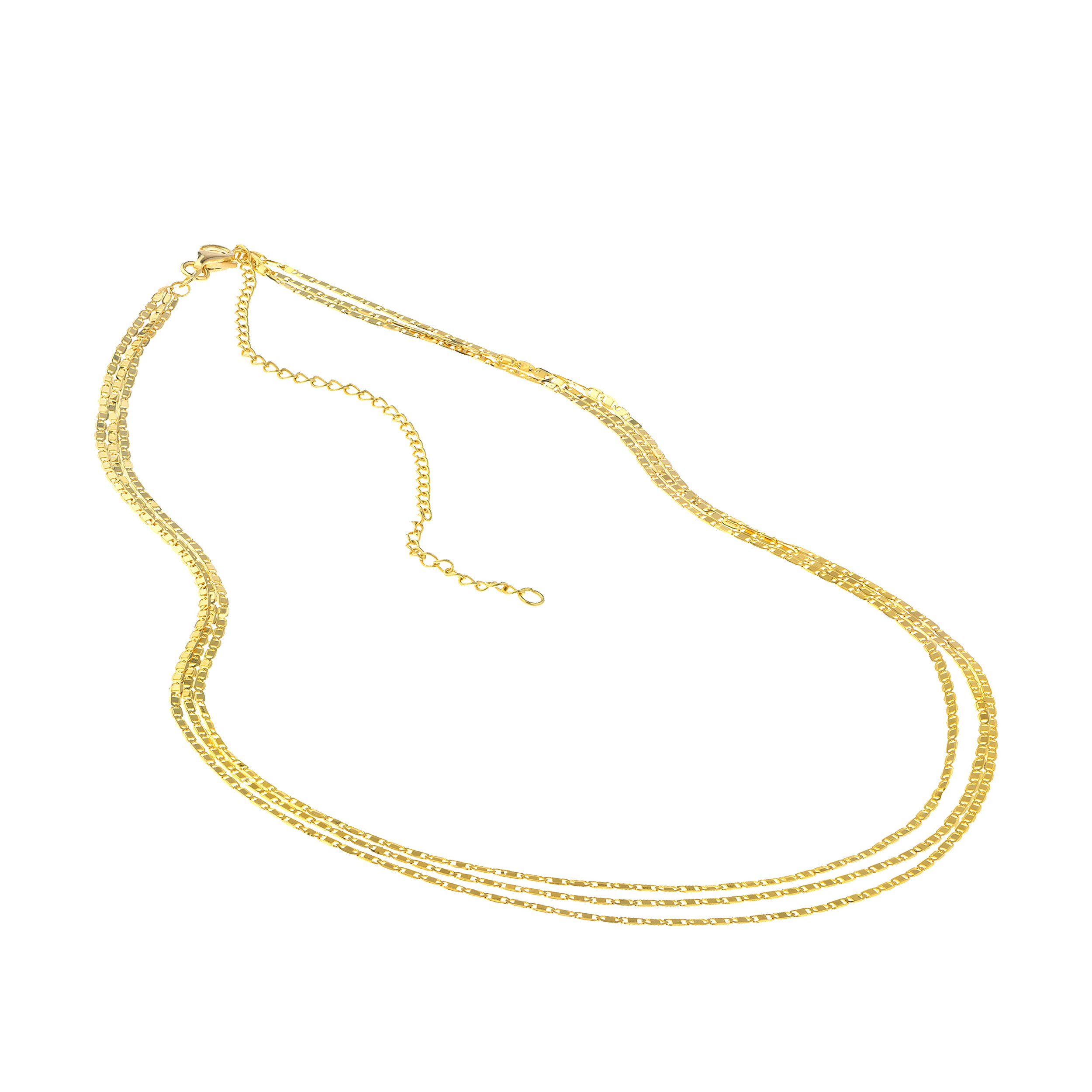 18" VALENTINO CHAIN NECKLACE | 14K YELLOW GOLD | MF037859-14Y - Brownlee Jewelers