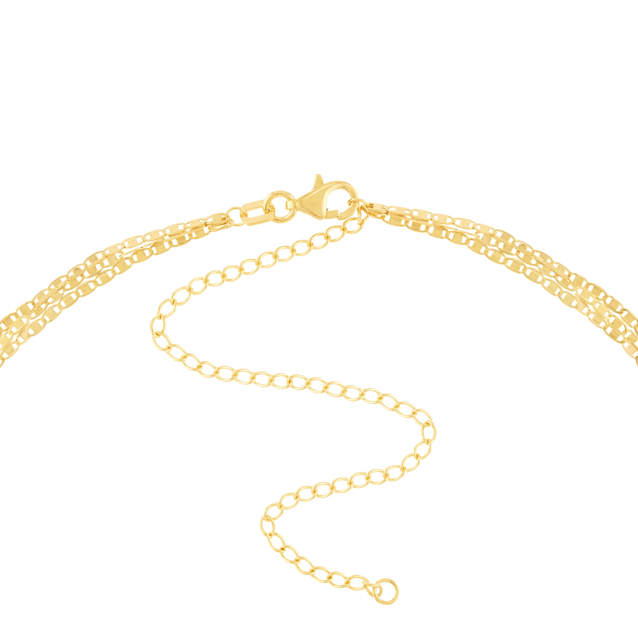 18" VALENTINO CHAIN NECKLACE | 14K YELLOW GOLD | MF037859-14Y - Brownlee Jewelers