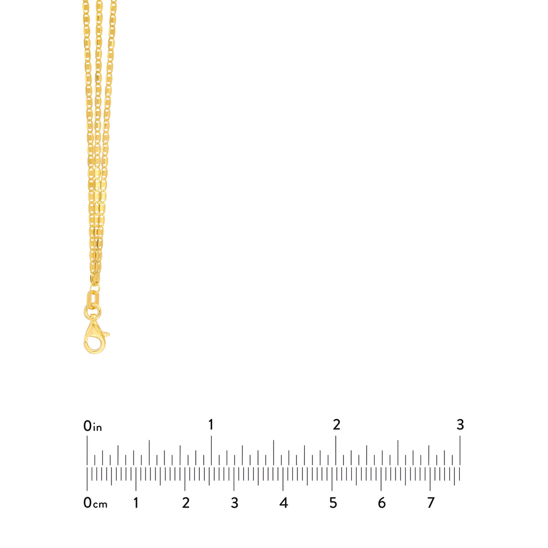18" VALENTINO CHAIN NECKLACE | 14K YELLOW GOLD | MF037859-14Y - Brownlee Jewelers