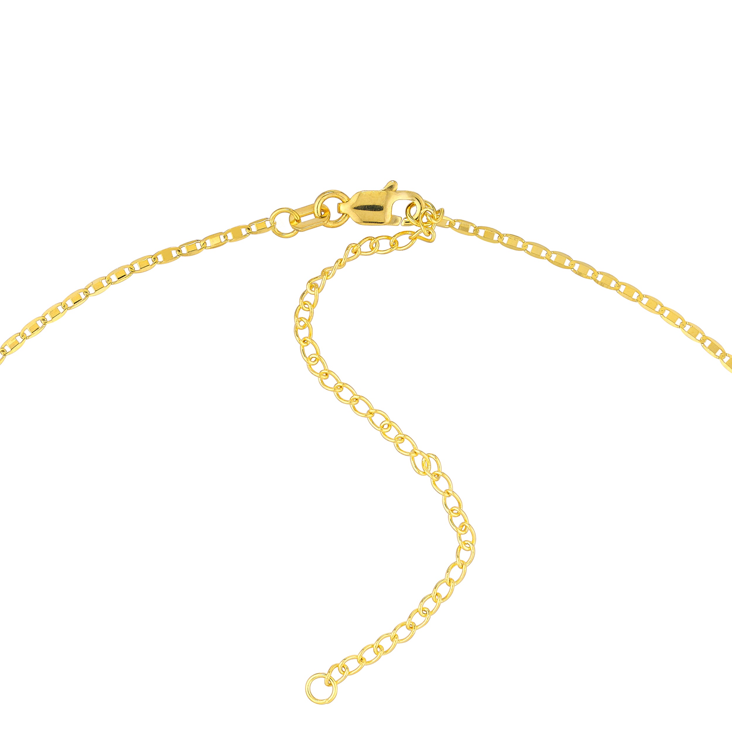 16" 1.25MM ADJUSTABLE VALENTINO CHAIN NECKLACE | 14K YELLOW GOLD | MF037925-14Y - Brownlee Jewelers