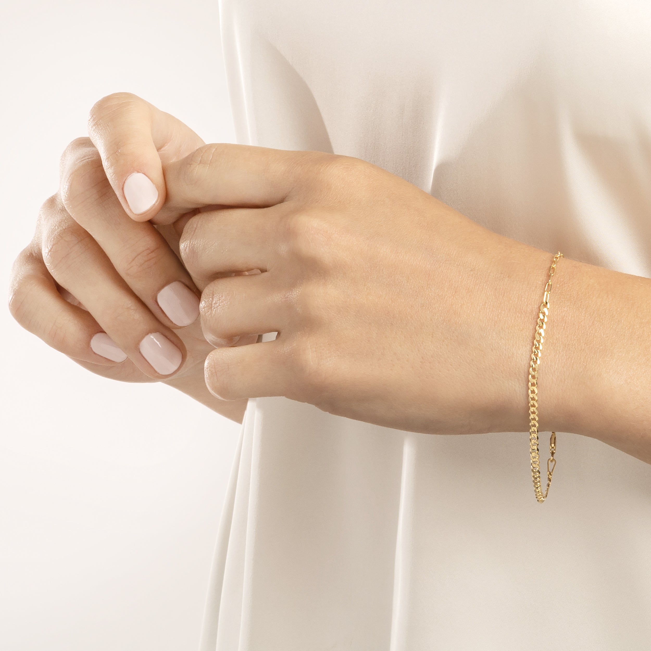 7.5" 1.95MM PAPERCLIP CHAIN BRACELET | 14K YELLOW GOLD | MF037938-14Y - Brownlee Jewelers