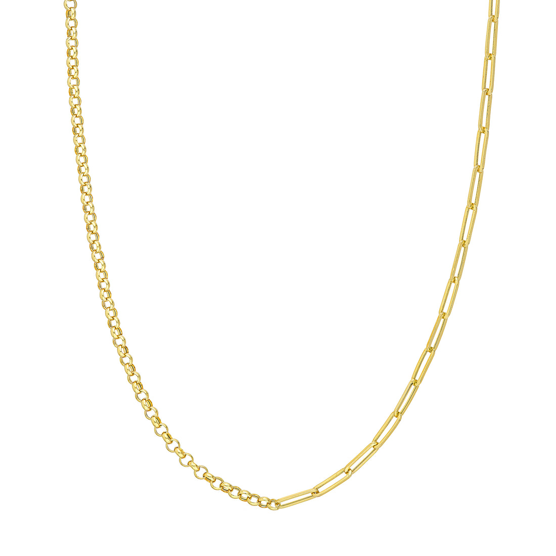 20" 3.8MM PAPERCLIP CHAIN NECKLACE | 14K YELLOW GOLD | MF037943-14Y - Brownlee Jewelers