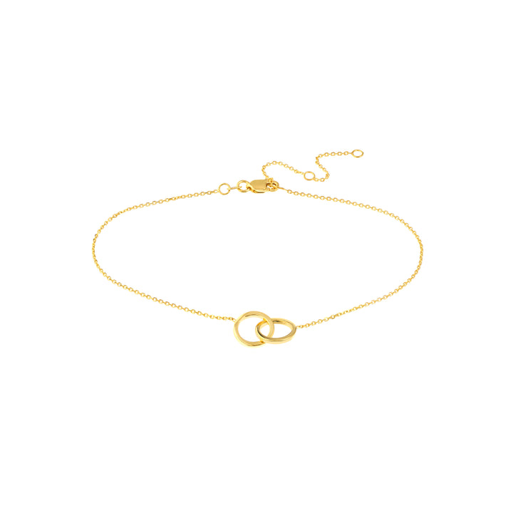10" ADJUSTABLE CIRCLE ANKLET | 14K YELLOW GOLD | MF037959-14Y - Brownlee Jewelers