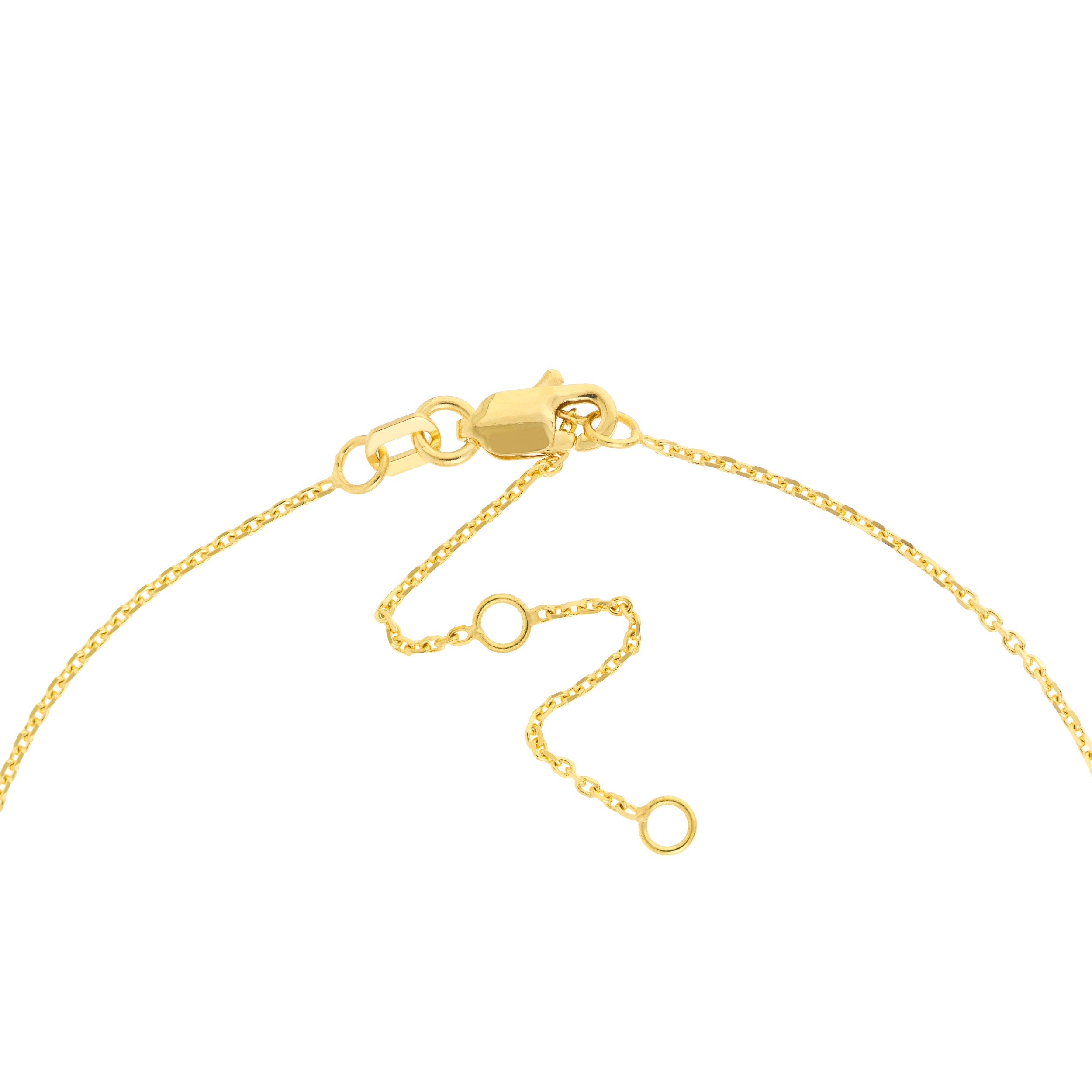 10" ADJUSTABLE CIRCLE ANKLET | 14K YELLOW GOLD | MF037959-14Y - Brownlee Jewelers