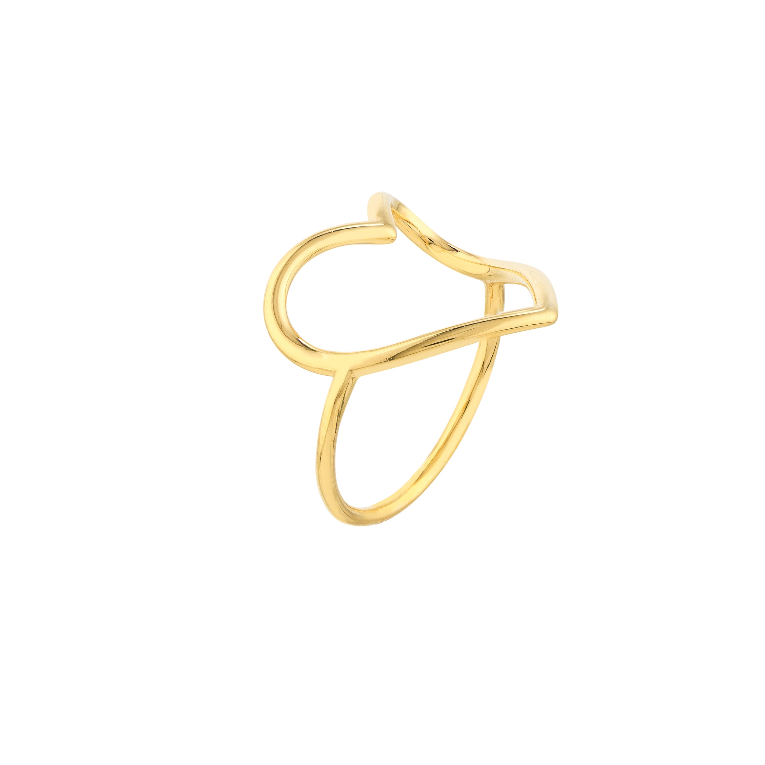 OPEN HEART RING SIZE 7 | 14K YELLOW GOLD | MF037966-14Y - Brownlee Jewelers