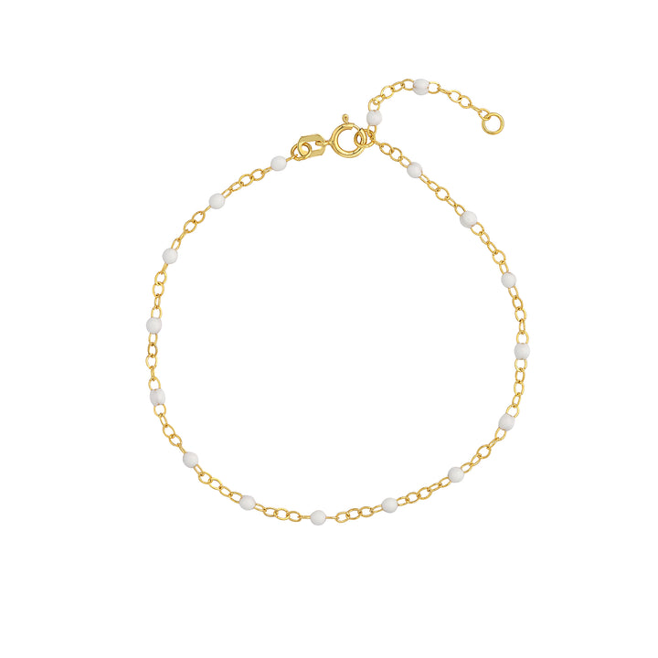 7.5" ADJUSTABLE PIATTO CHAIN BRACELET | 14K YELLOW GOLD | MF038981-14Y - Brownlee Jewelers