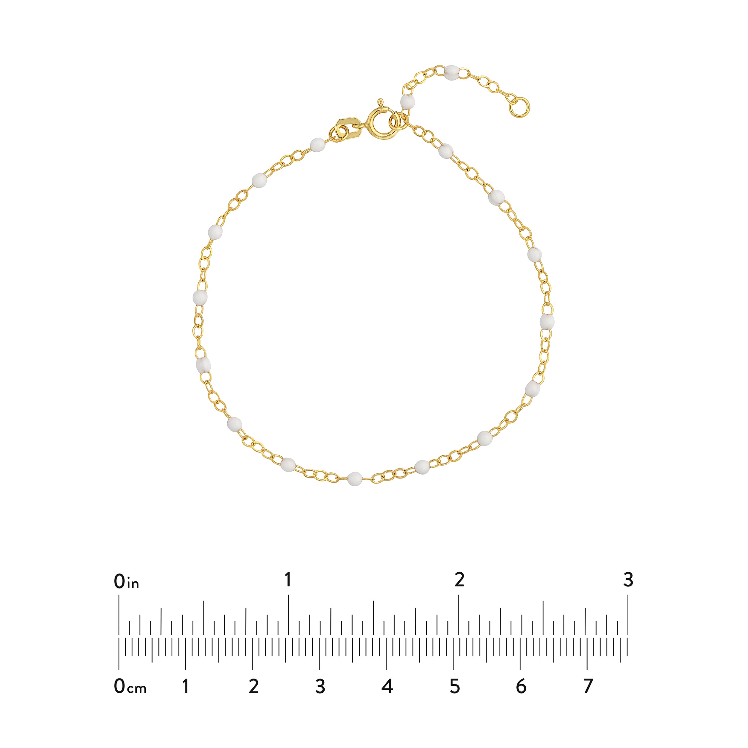 10" ADJUSTABLE PIATTO CHAIN ANKLET | 14K YELLOW GOLD | MF038981-14Y - Brownlee Jewelers