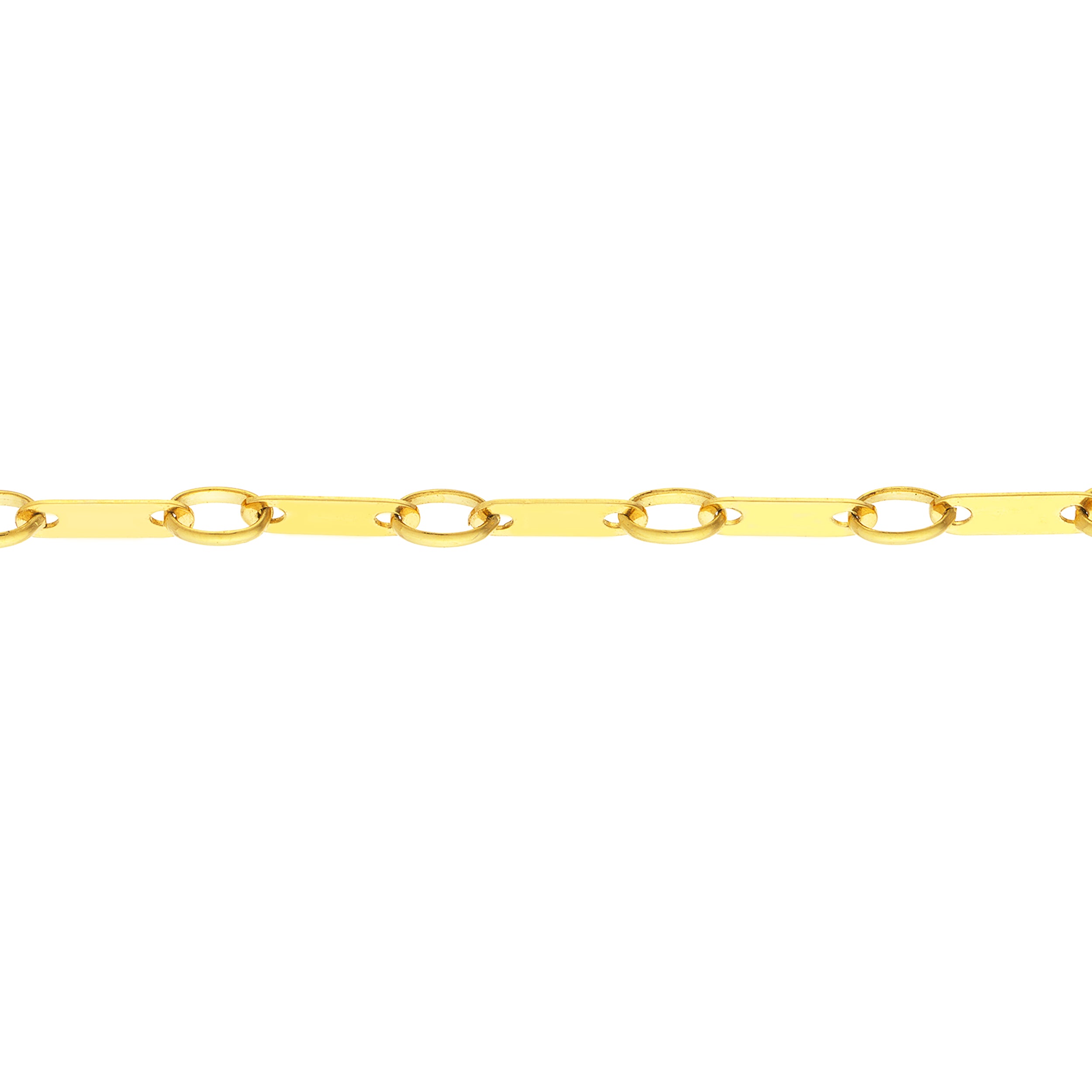 7.5" 1.85MM FLAT LINK BRACELET | 14K YELLOW GOLD | MF038982-14Y - Brownlee Jewelers