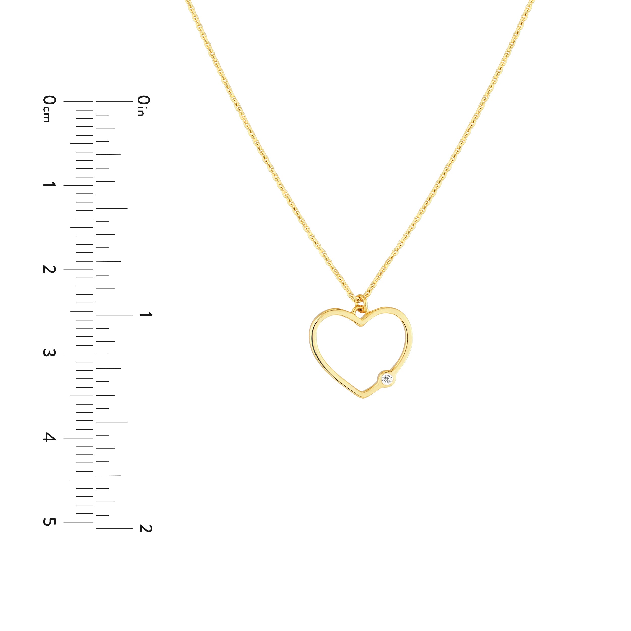 18" ADJUSTABLE OPEN ROUND NECKLACE | 14K YELLOW GOLD | MF038987-14Y - Brownlee Jewelers