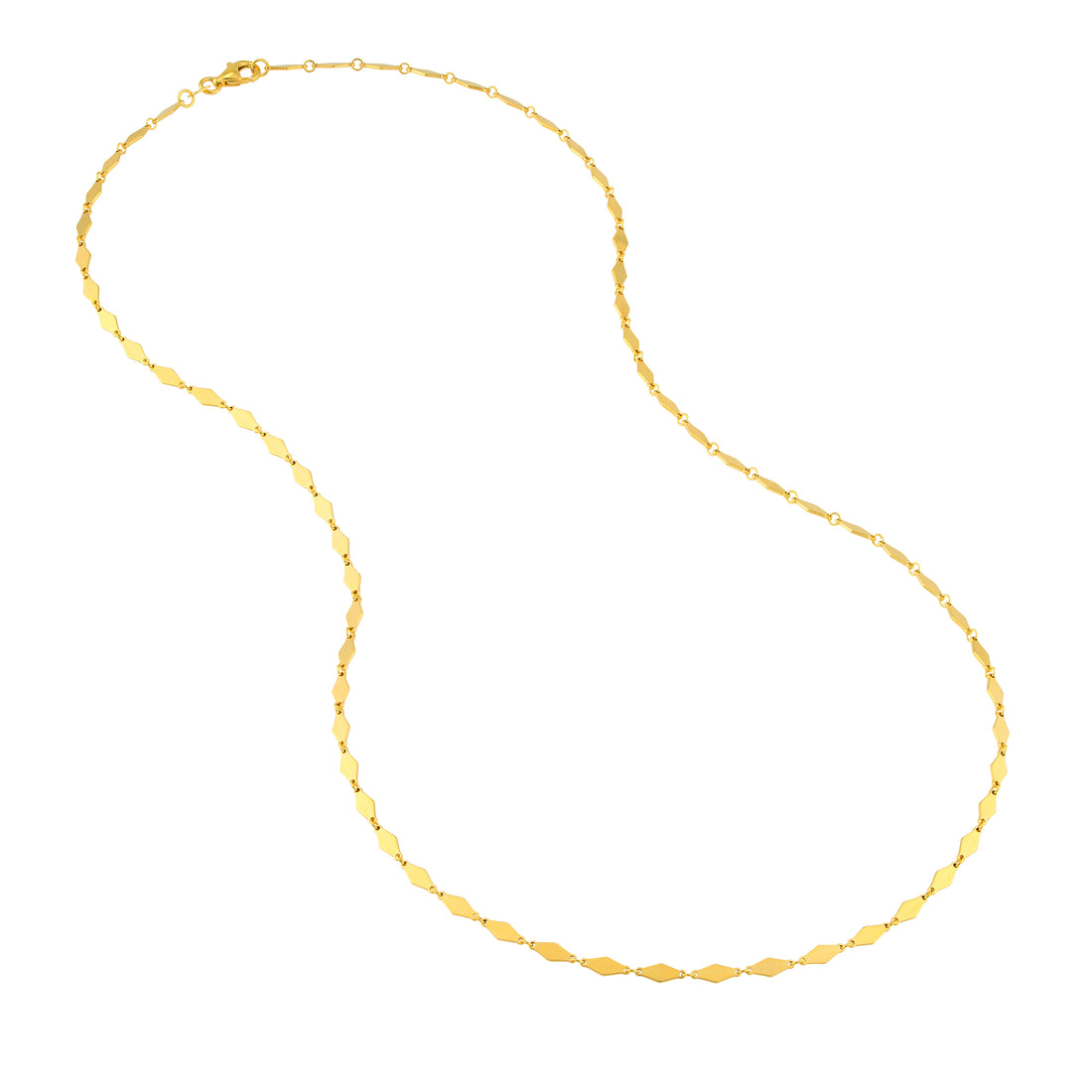 18" LINK NECKLACE | 14K YELLOW GOLD | MF039013-14Y - Brownlee Jewelers