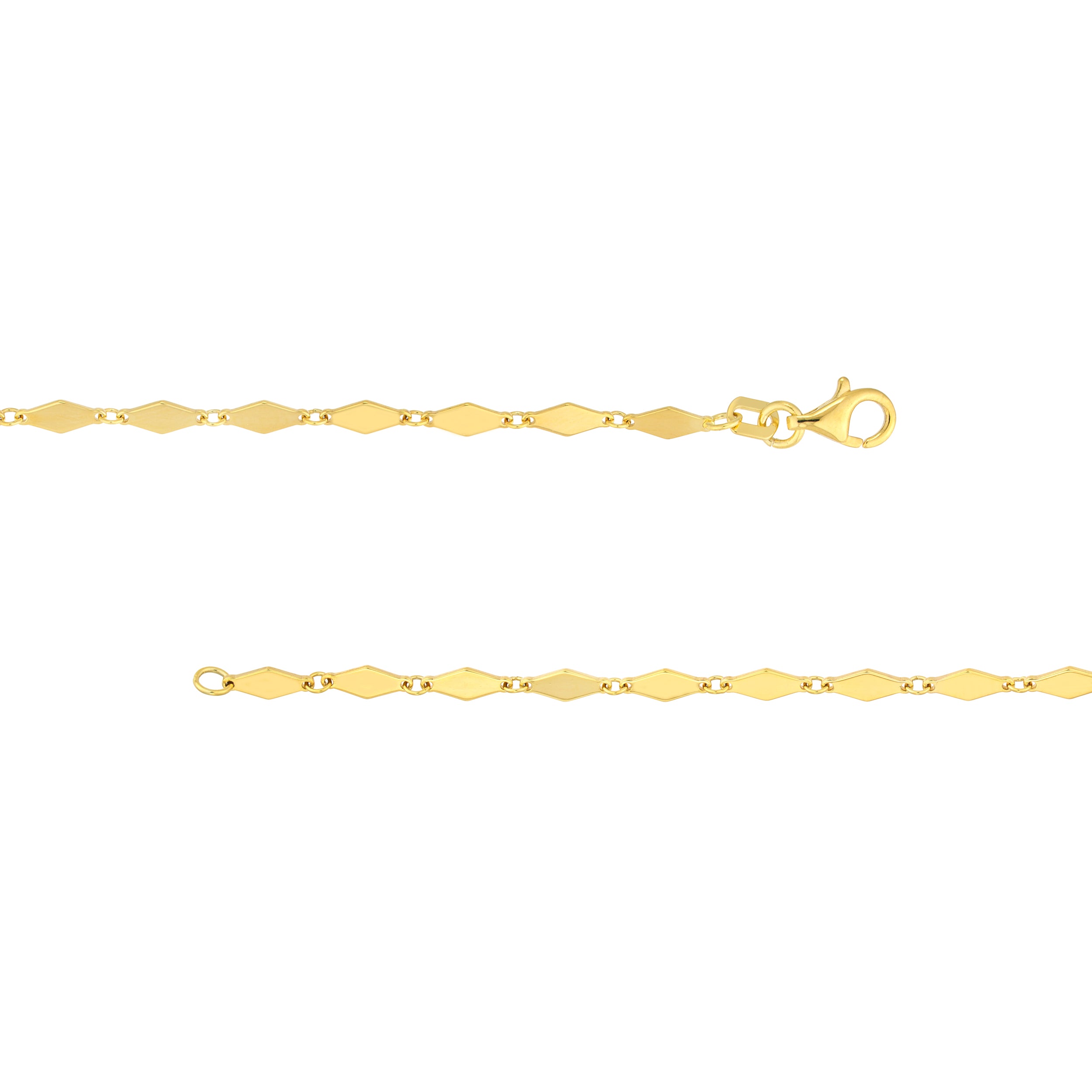 18" LINK NECKLACE | 14K YELLOW GOLD | MF039013-14Y - Brownlee Jewelers