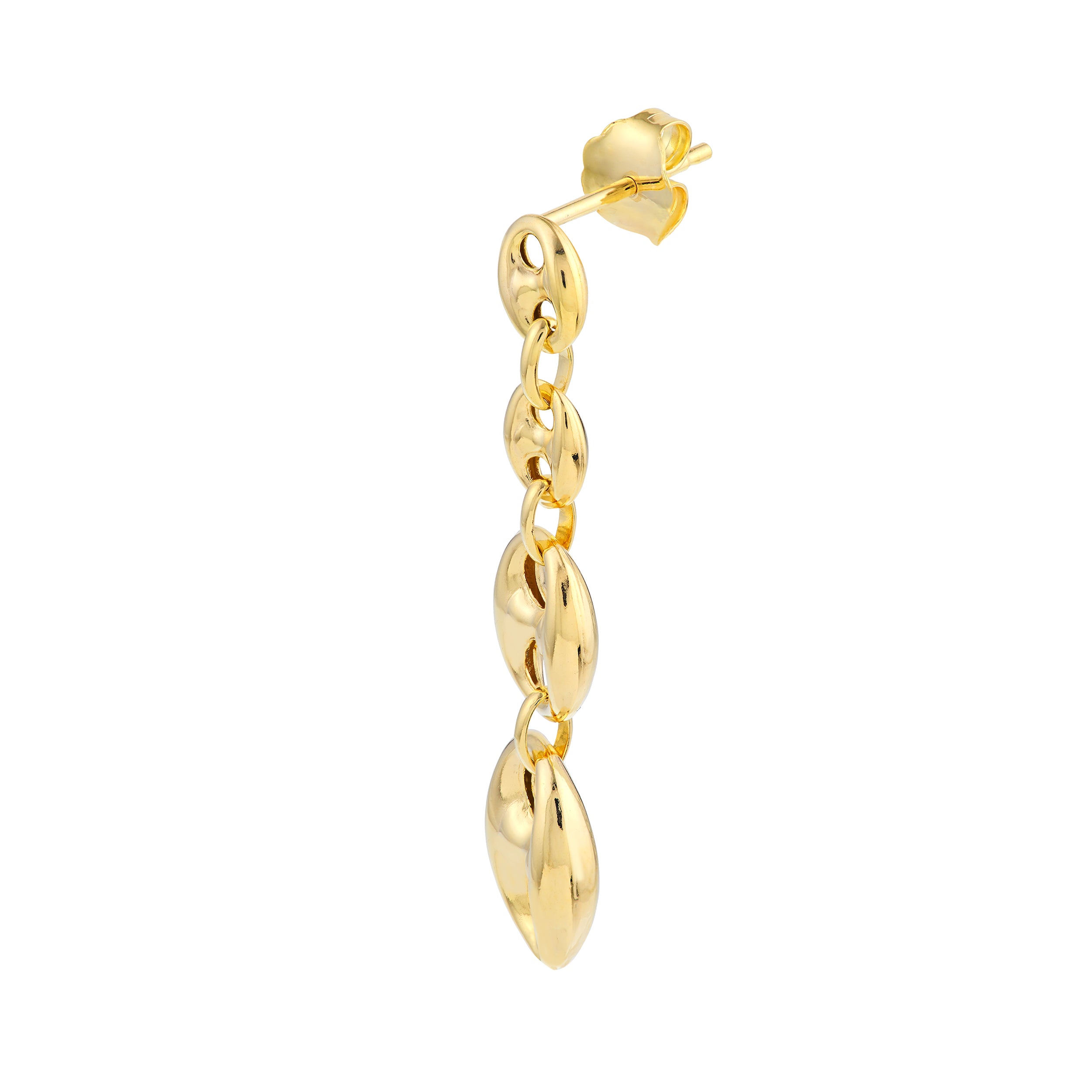 TAPERED DROP MARINER DROP EARRINGS | 14K YELLOW GOLD | MF039508-14Y - Brownlee Jewelers