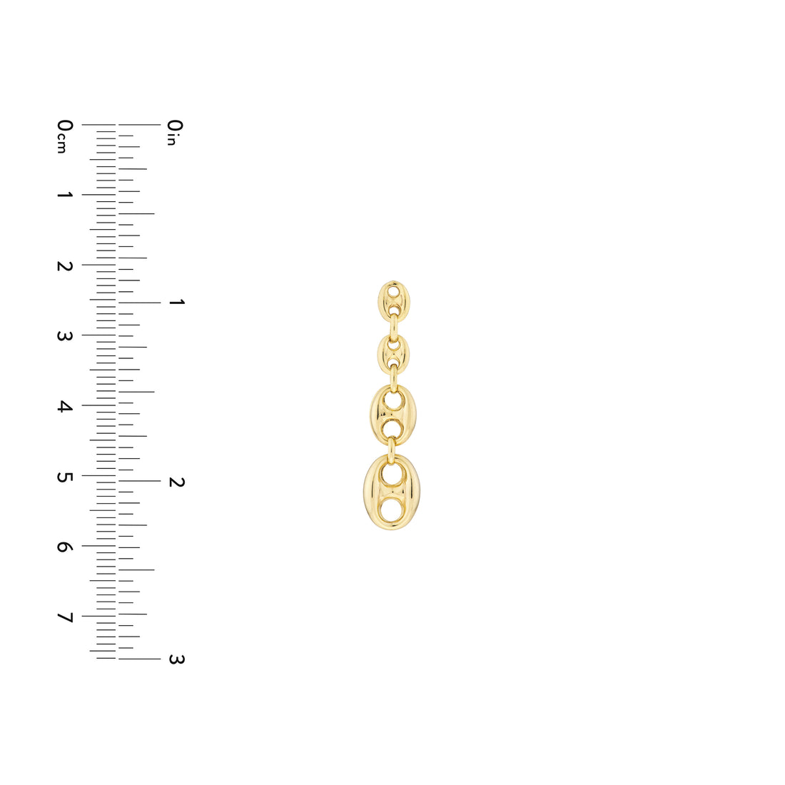 TAPERED DROP MARINER DROP EARRINGS | 14K YELLOW GOLD | MF039508-14Y - Brownlee Jewelers