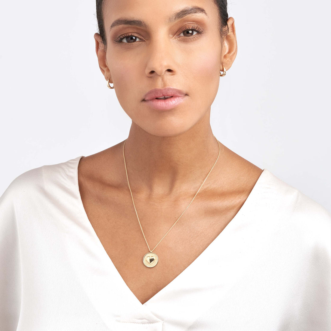18" HEART PENDANT NECKLACE | 14K YELLOW GOLD | MF040902-14Y - Brownlee Jewelers