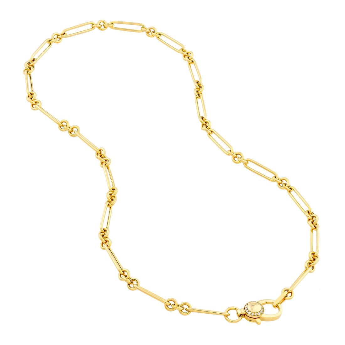 18" PAPERCLIP CHAIN NECKLACE | 14K YELLOW GOLD | MF040905-14Y - Brownlee Jewelers