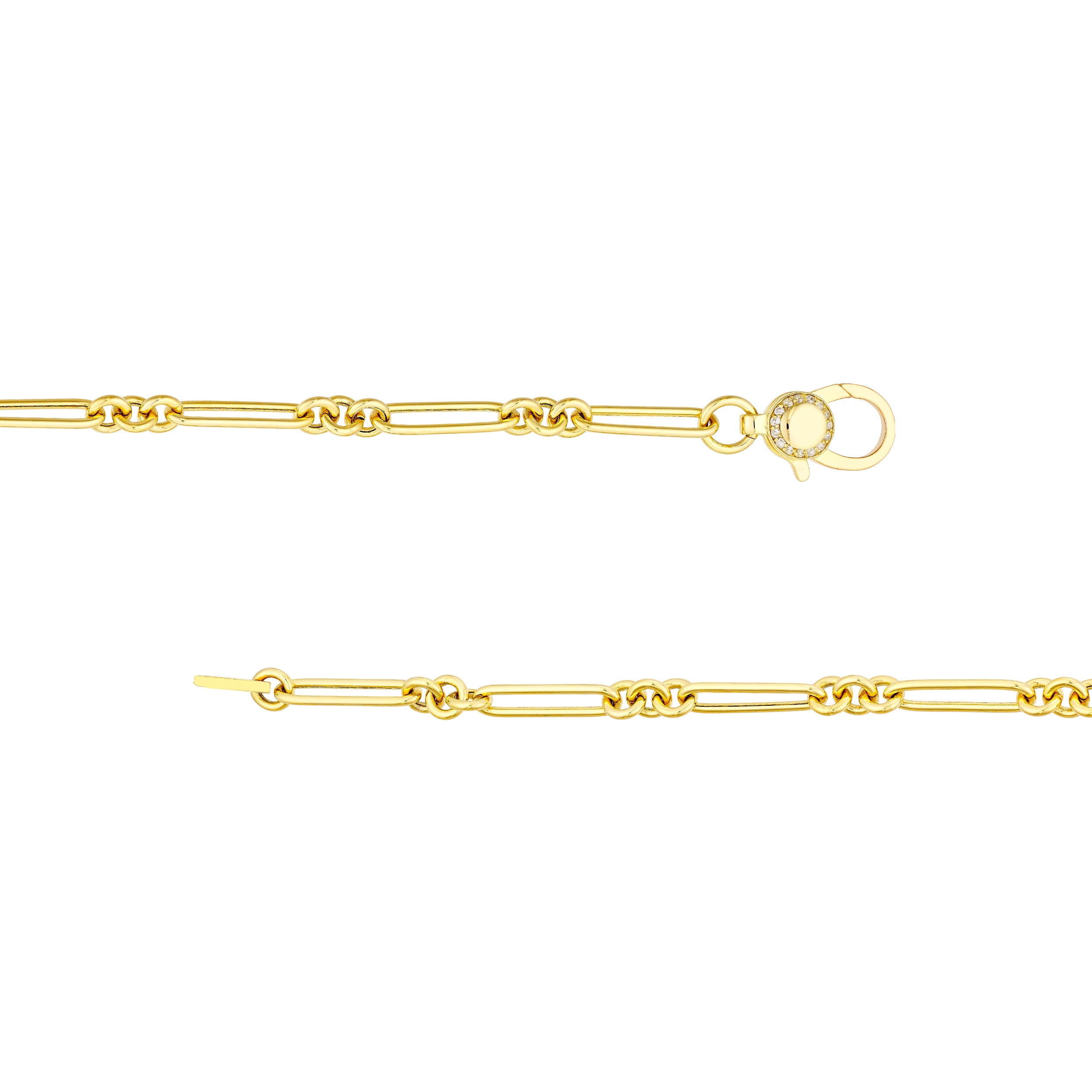 18" PAPERCLIP CHAIN NECKLACE | 14K YELLOW GOLD | MF040905-14Y - Brownlee Jewelers