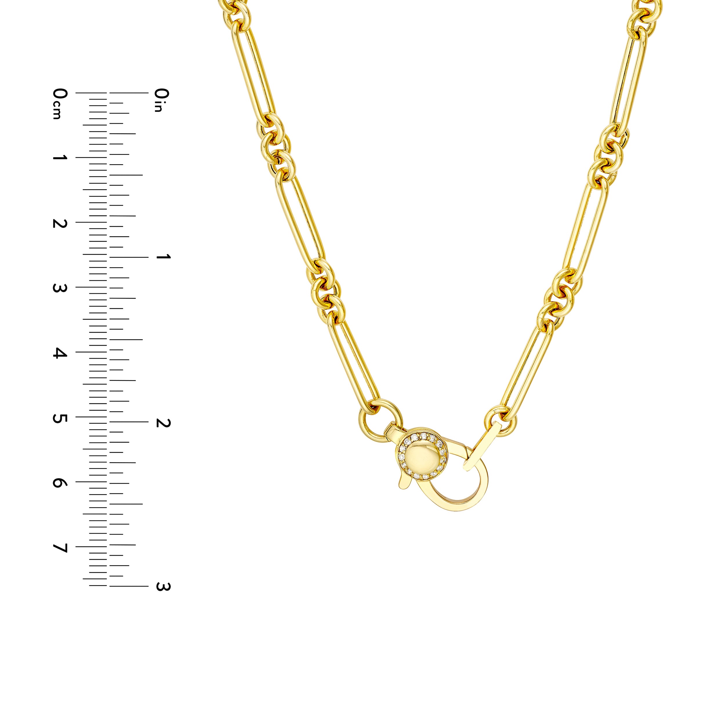 18" PAPERCLIP CHAIN NECKLACE | 14K YELLOW GOLD | MF040905-14Y - Brownlee Jewelers