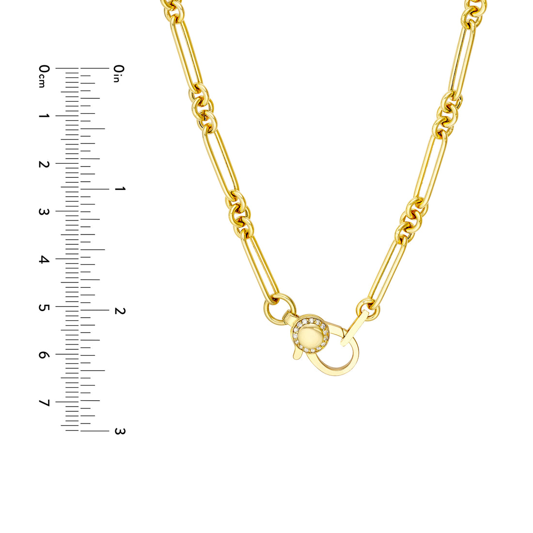 18" PAPERCLIP CHAIN NECKLACE | 14K YELLOW GOLD | MF040905-14Y - Brownlee Jewelers