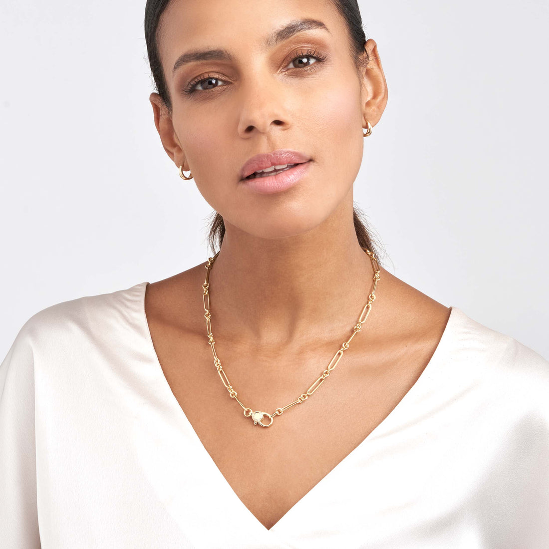 18" PAPERCLIP CHAIN NECKLACE | 14K YELLOW GOLD | MF040905-14Y - Brownlee Jewelers