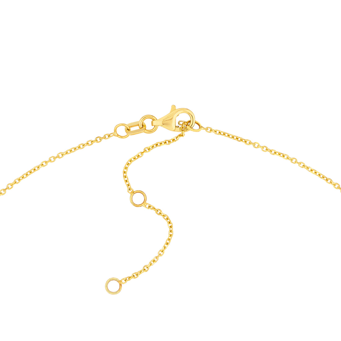 18" BUTTERFLY FLUTED NECKLACE | 14K YELLOW GOLD | MF041962-14Y - Brownlee Jewelers