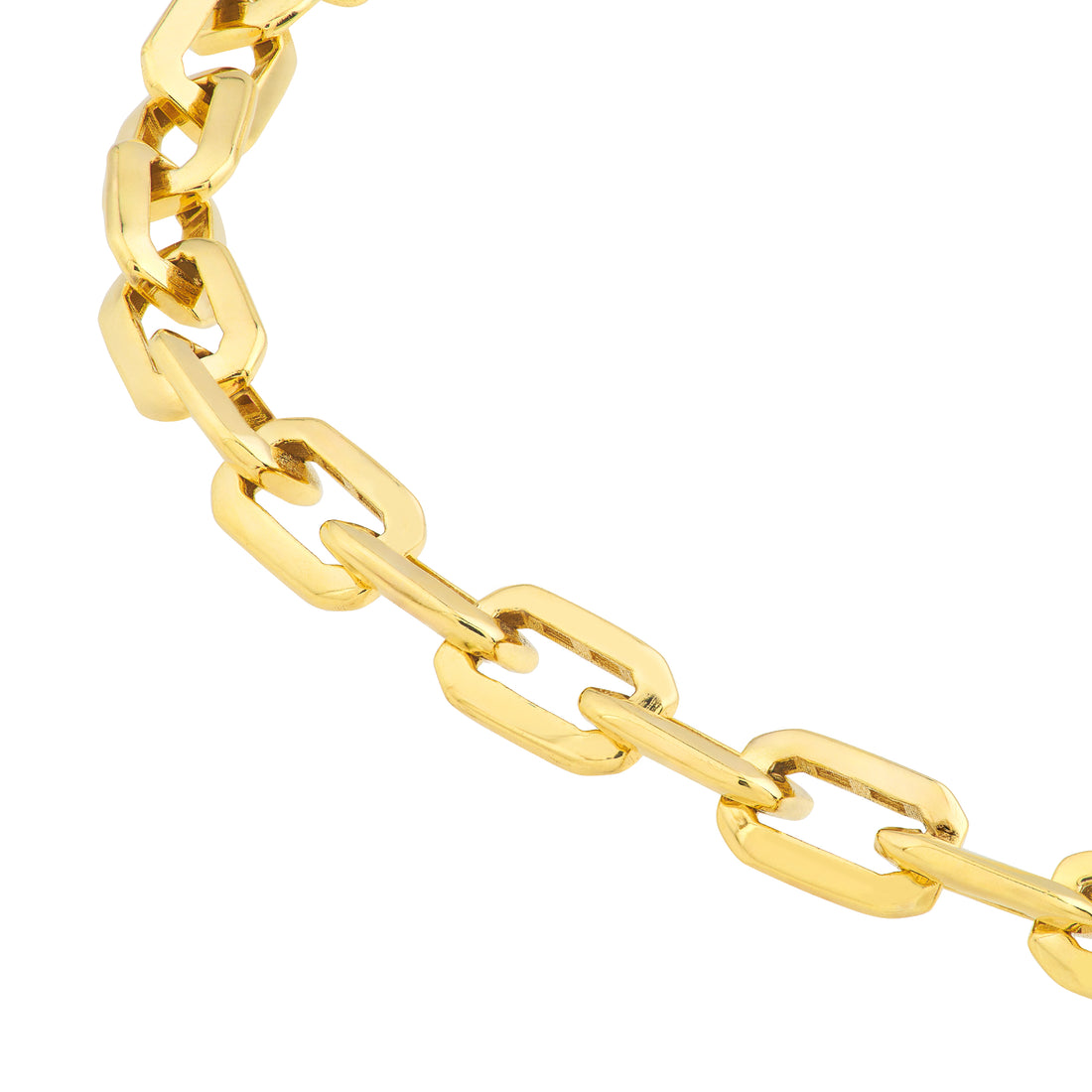 18" LONG LINK OCTAGON NECKLACE | 14K YELLOW GOLD | MF043579-14Y - Brownlee Jewelers