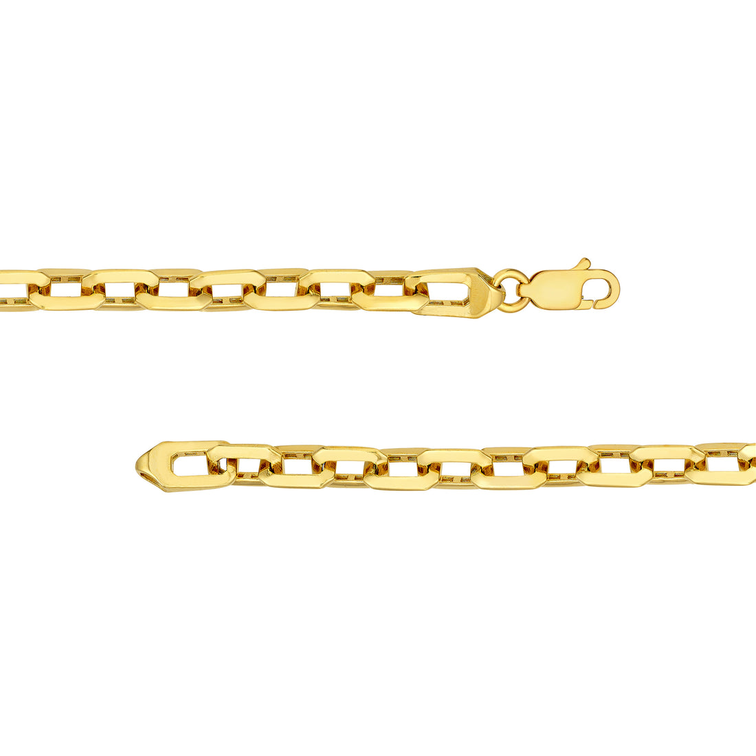 18" LONG LINK OCTAGON NECKLACE | 14K YELLOW GOLD | MF043579-14Y - Brownlee Jewelers