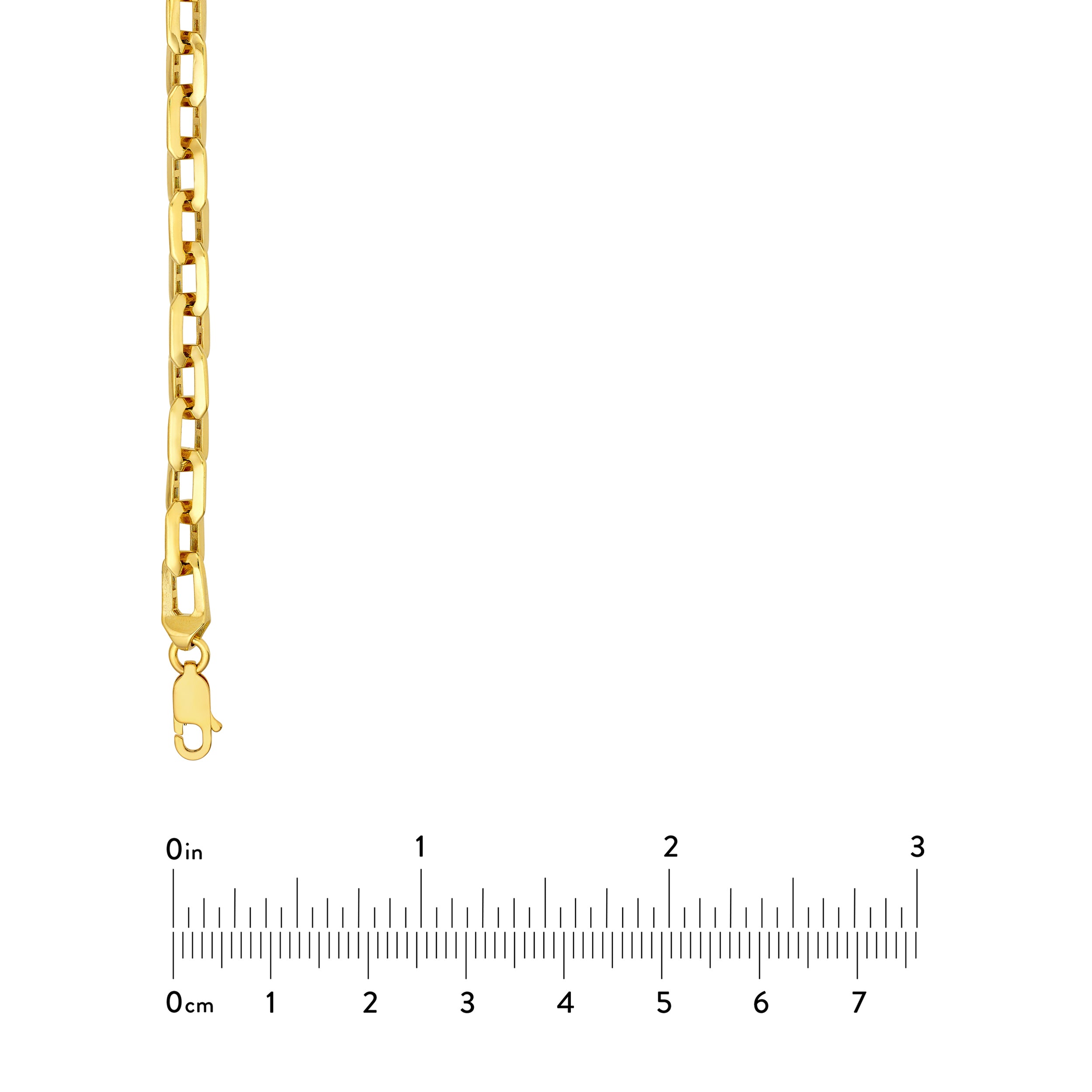 18" LONG LINK OCTAGON NECKLACE | 14K YELLOW GOLD | MF043579-14Y - Brownlee Jewelers