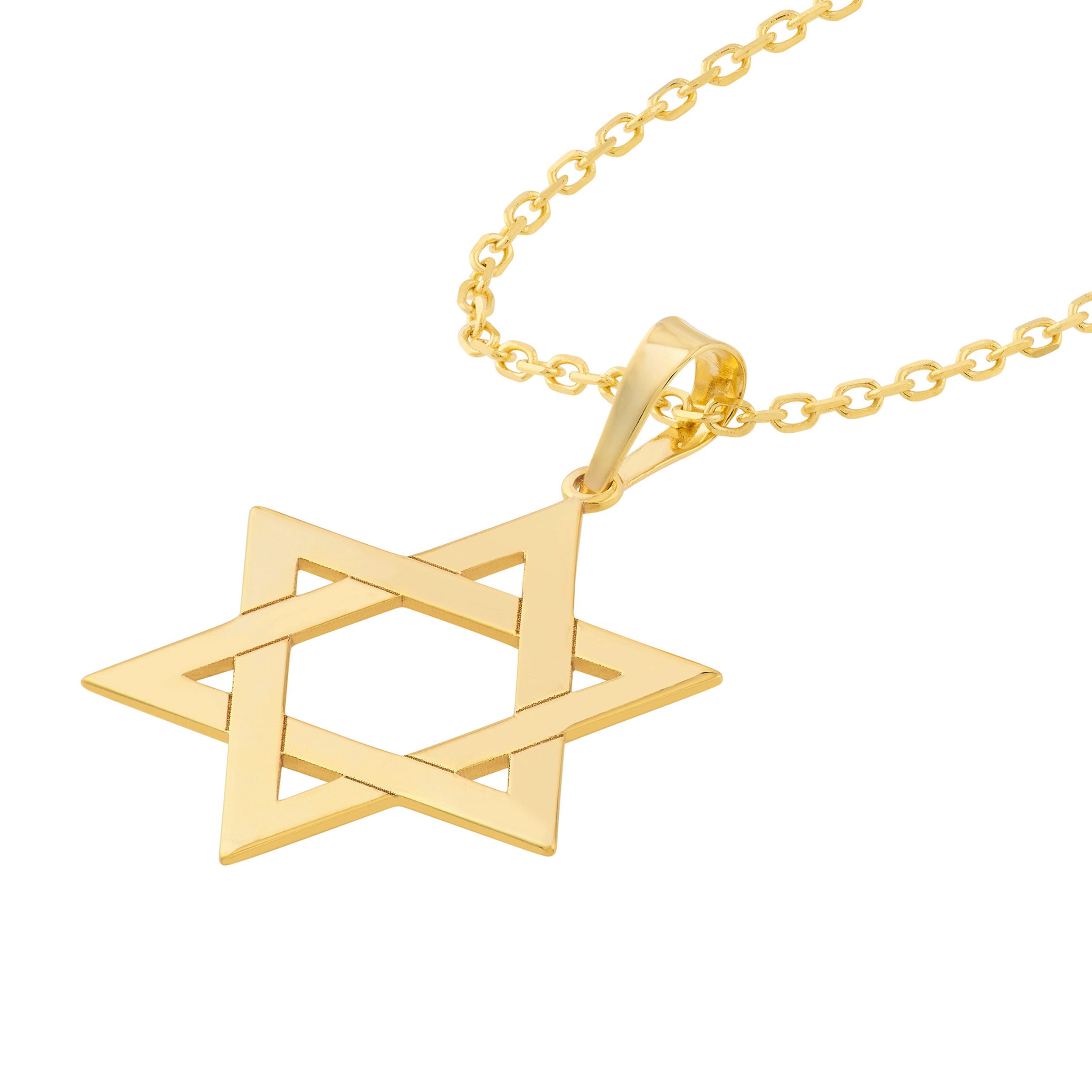 STAR OF DAVID CHARM | 14K YELLOW GOLD | MF043851-14Y - Brownlee Jewelers