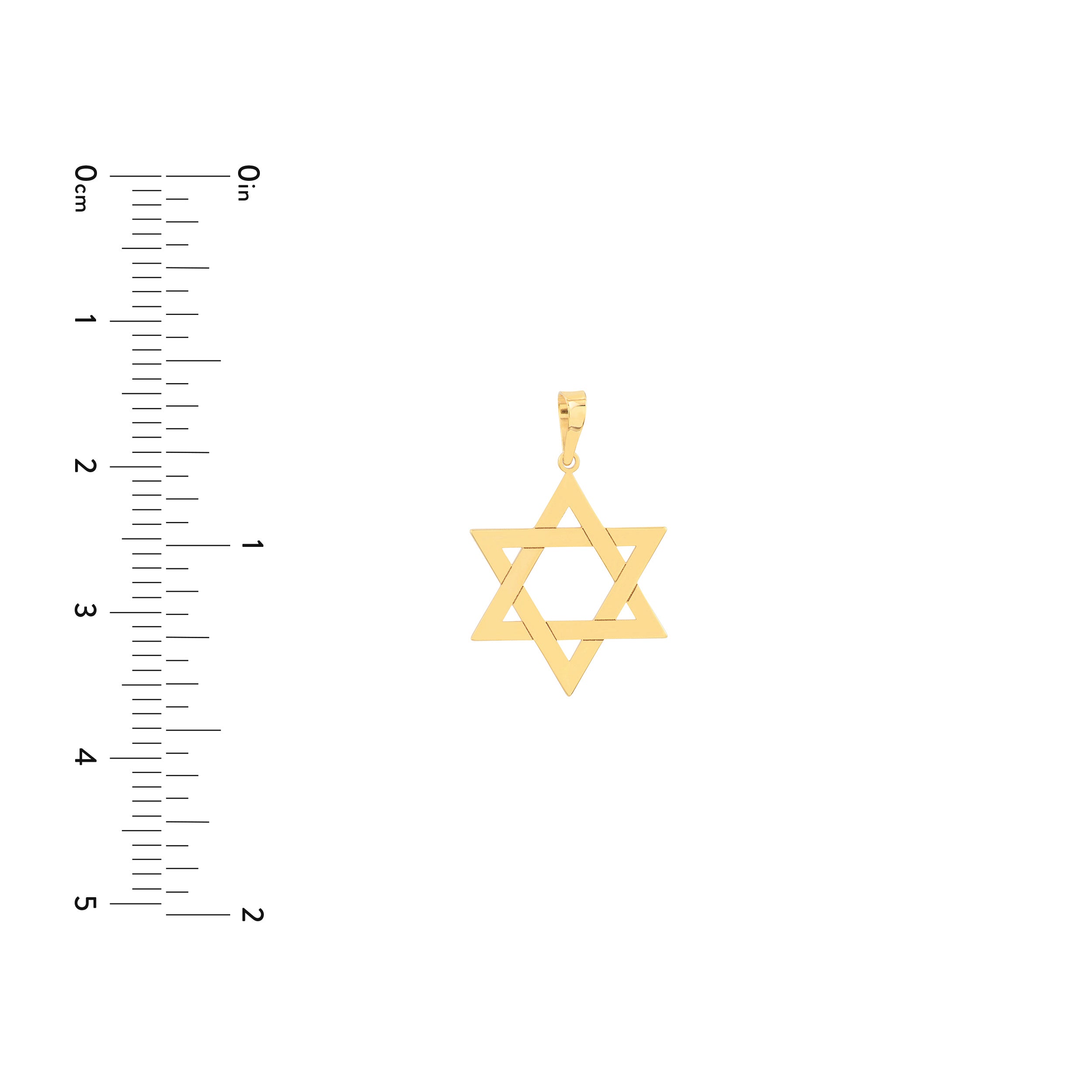 STAR OF DAVID CHARM | 14K YELLOW GOLD | MF043851-14Y - Brownlee Jewelers