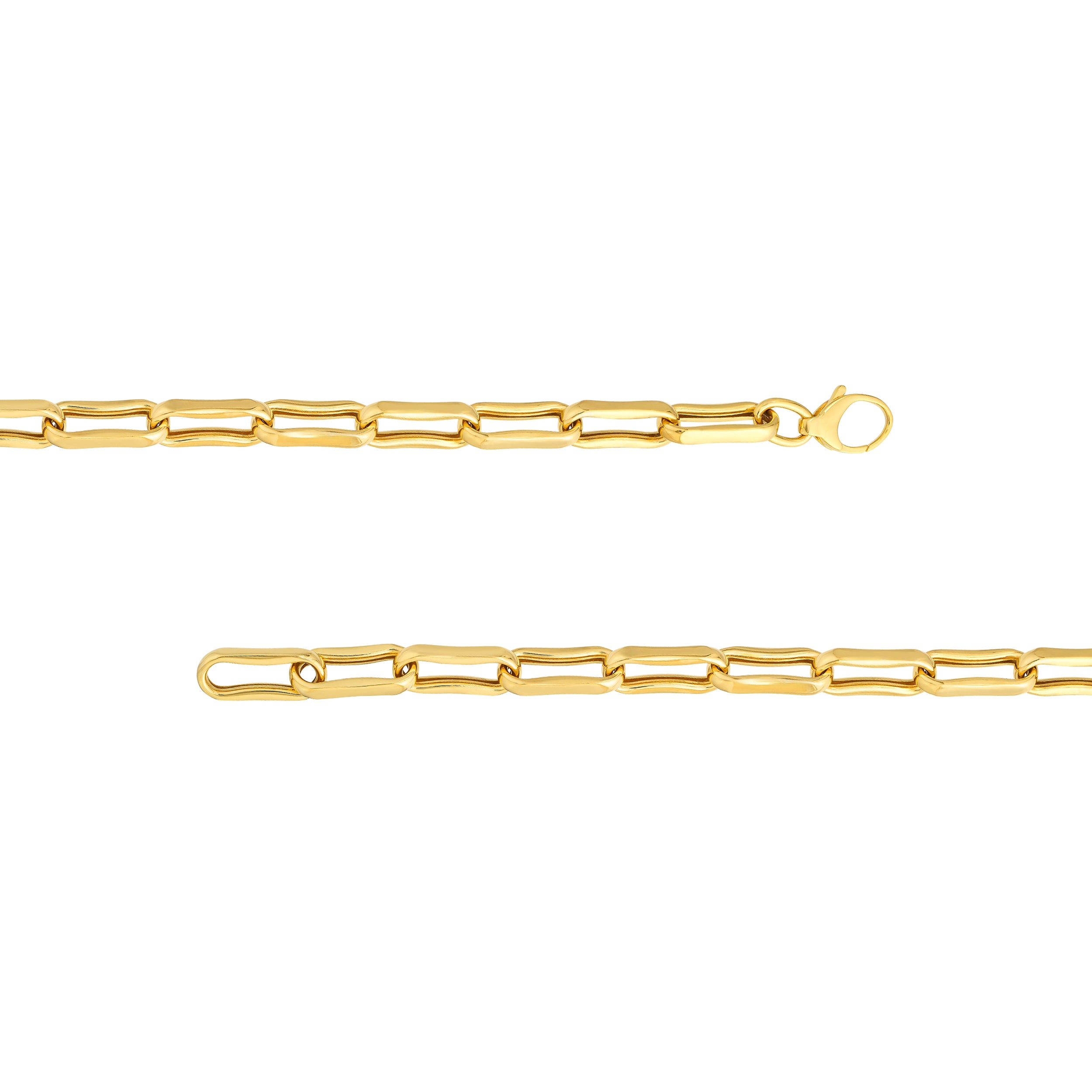 7.75" OVAL BRACELET | 14K YELLOW GOLD | MF043986-14Y - Brownlee Jewelers