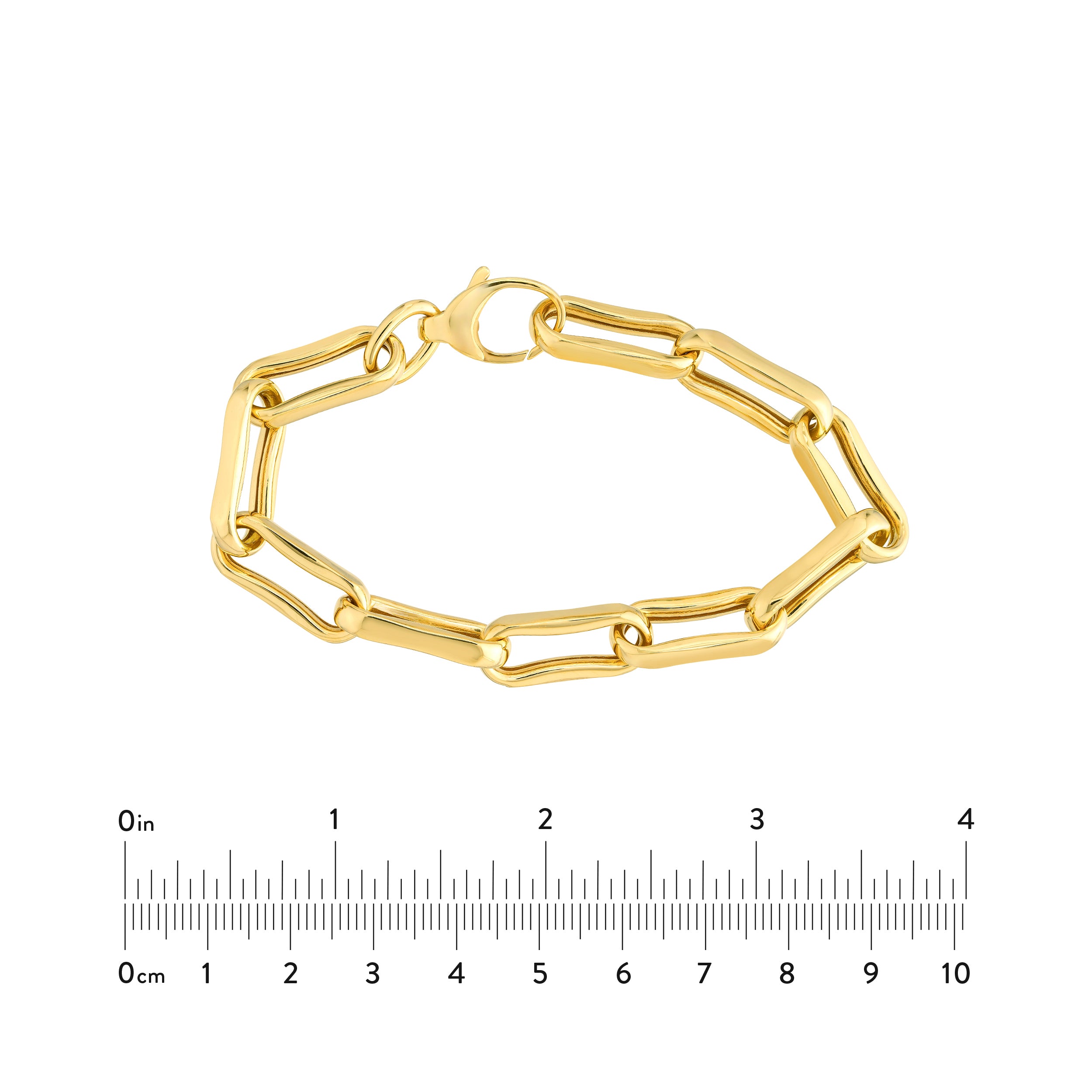 7.75" OVAL BRACELET | 14K YELLOW GOLD | MF043986-14Y - Brownlee Jewelers