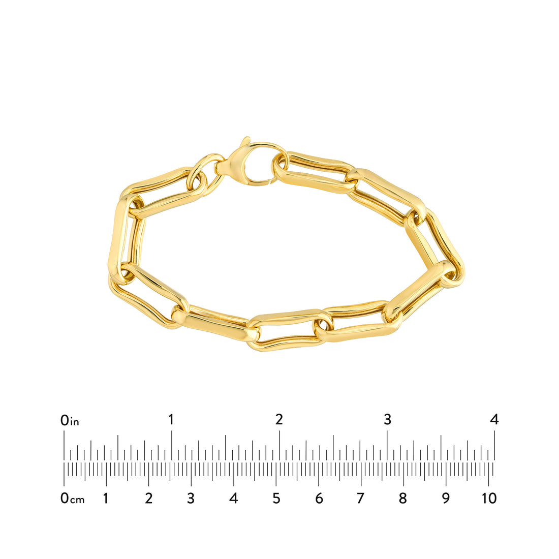 7.75" OVAL BRACELET | 14K YELLOW GOLD | MF043986-14Y - Brownlee Jewelers