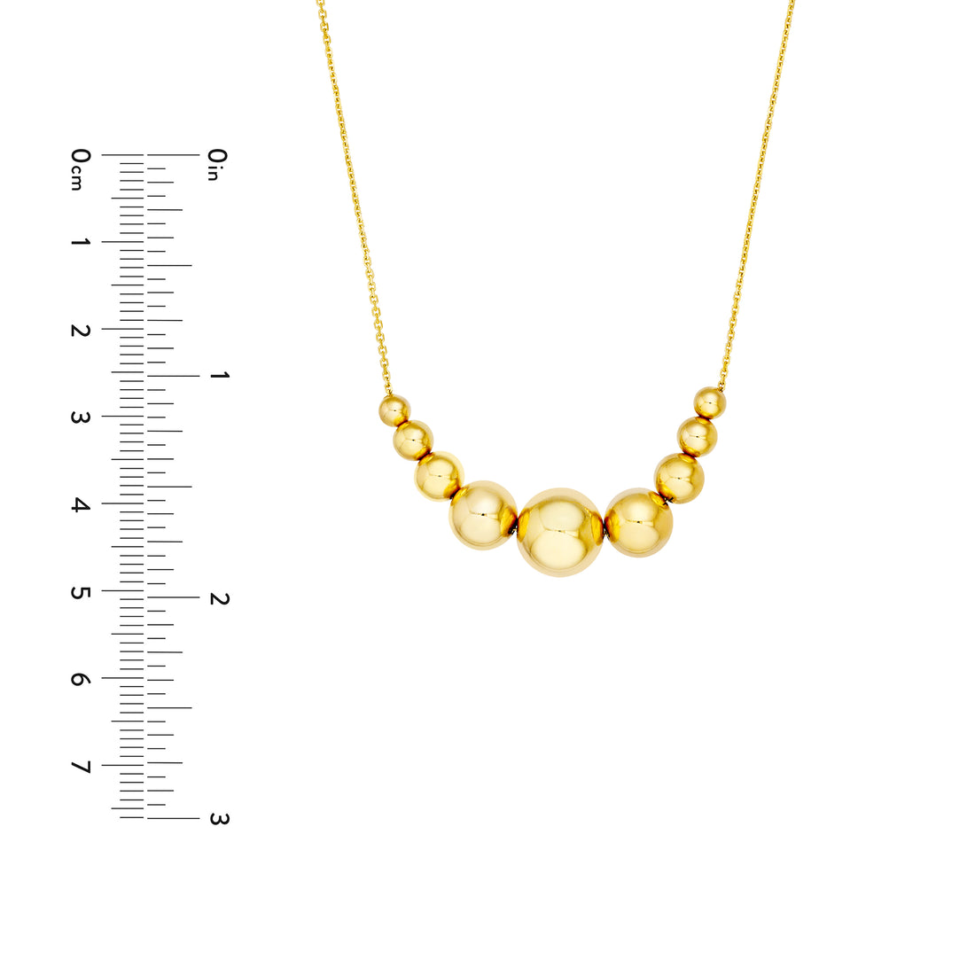 18" 0.8MM ADJUSTABLE ROUND CABLE CHAIN NECKLACE | 14K YELLOW GOLD | MF044329-14Y - Brownlee Jewelers