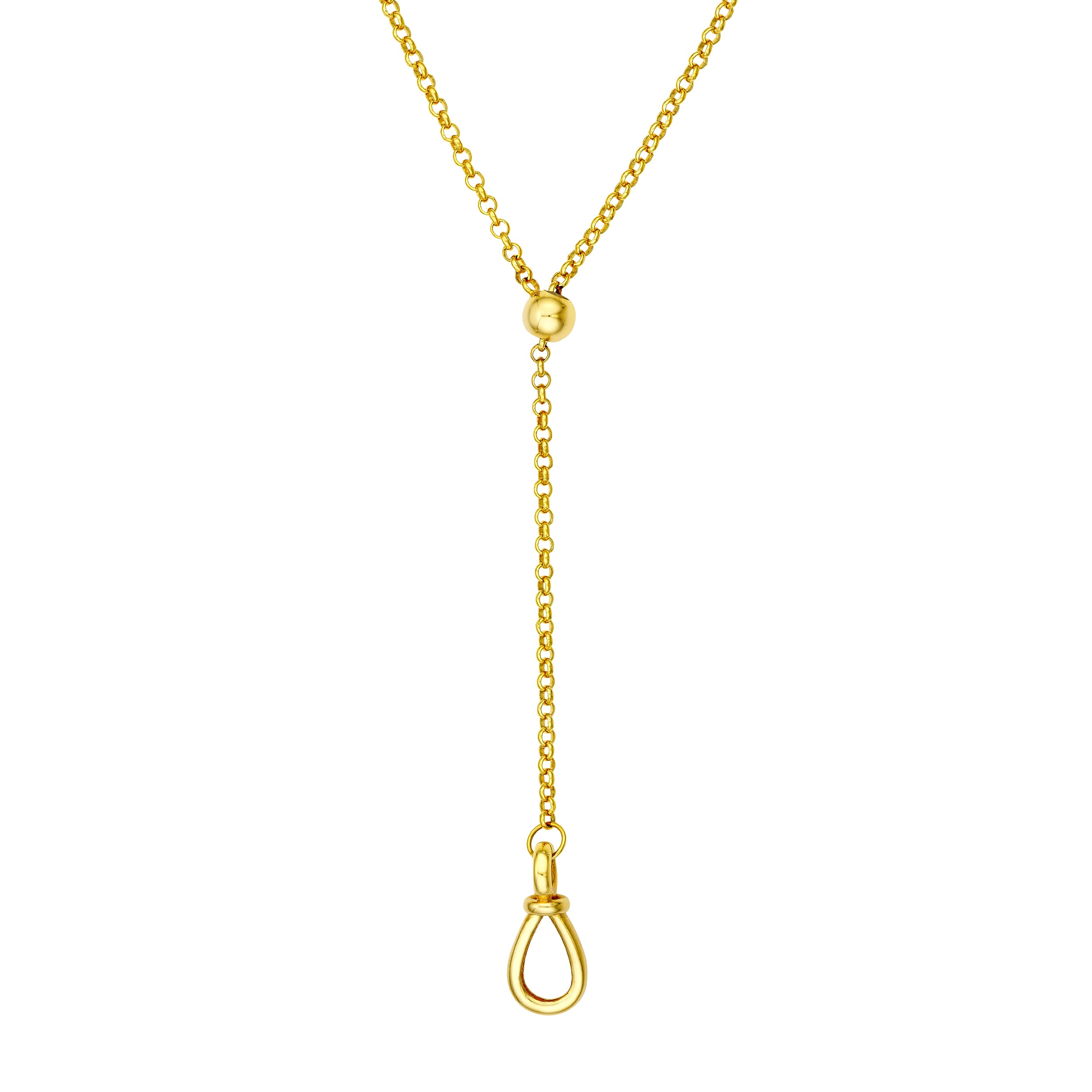 24.5" LARIAT ROLO CHAIN NECKLACE | 14K YELLOW GOLD | MF044531-14Y - Brownlee Jewelers