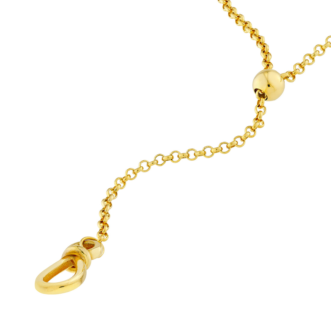 24.5" LARIAT ROLO CHAIN NECKLACE | 14K YELLOW GOLD | MF044531-14Y - Brownlee Jewelers