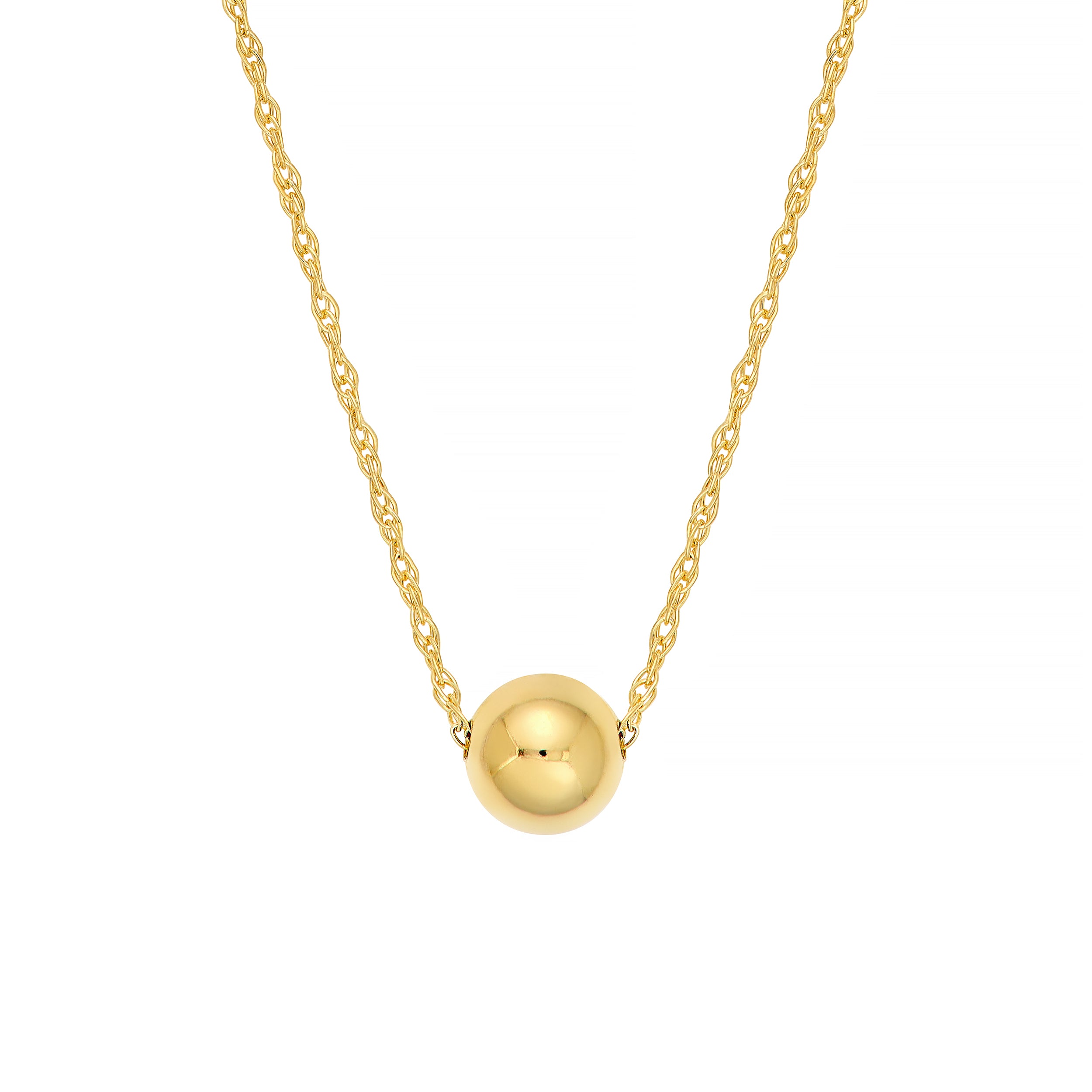 18" ROUND CHARM BEAD | 14K YELLOW GOLD | MF045069-14Y - Brownlee Jewelers