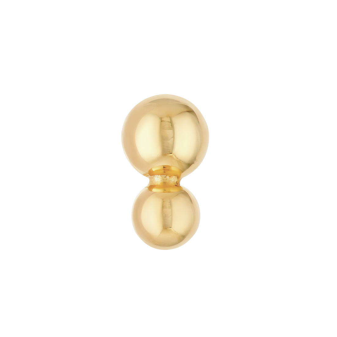 DOUBLE BEAD STUD EARRINGS | 14K YELLOW GOLD | MF045130-14Y - Brownlee Jewelers