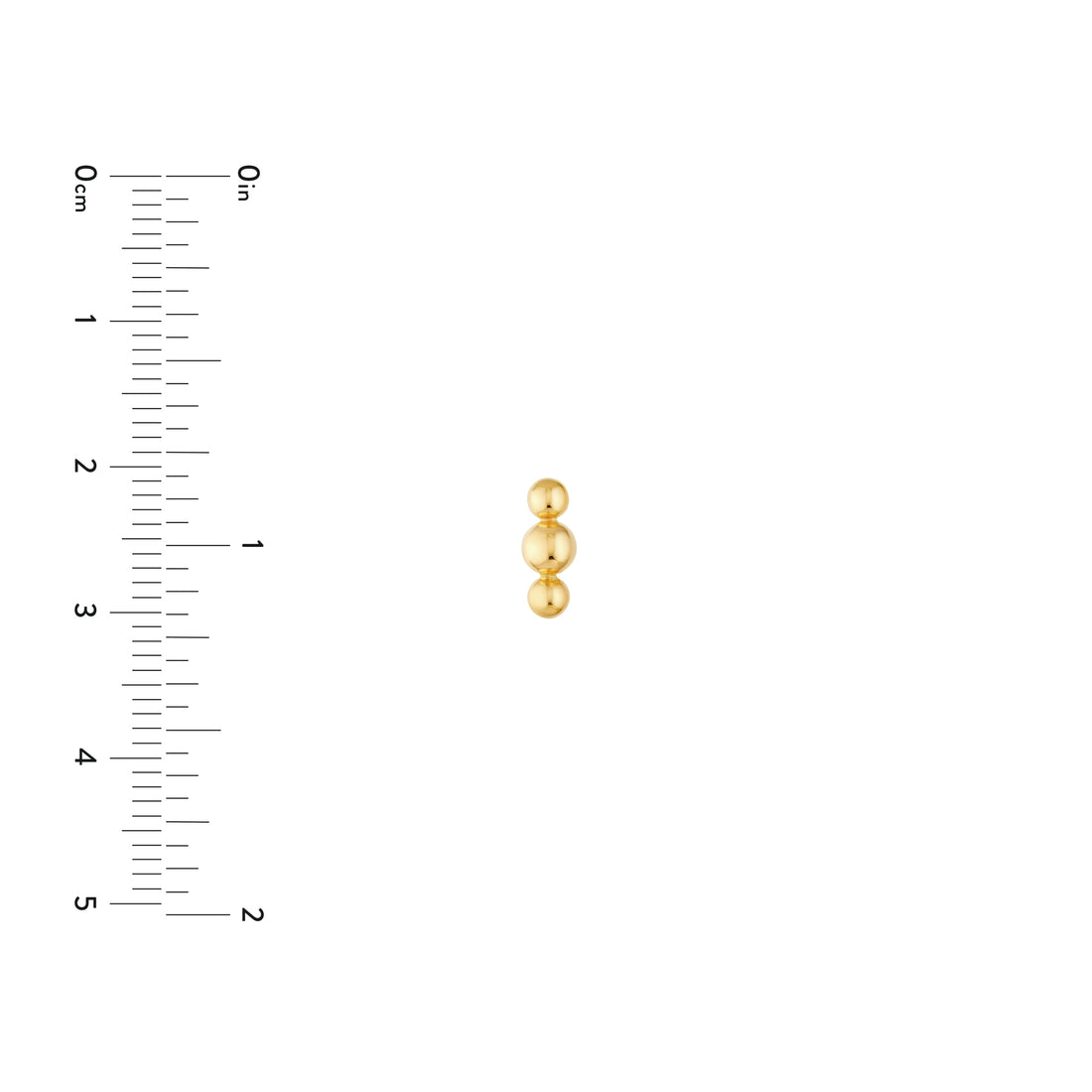 BEAD STUD EARRINGS | 14K YELLOW GOLD | MF045131-14Y - Brownlee Jewelers