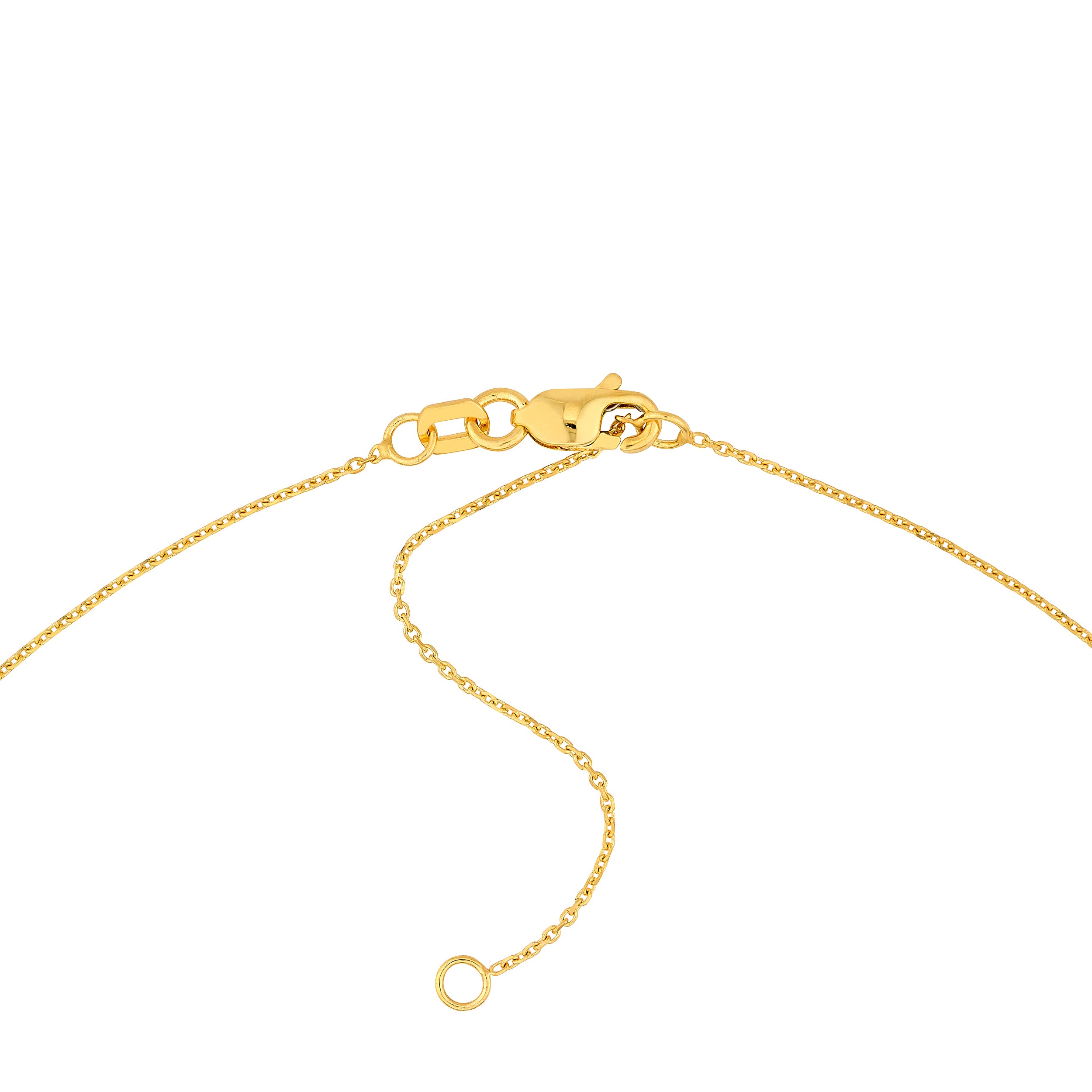 18" OVAL ROUND LINK DIAMOND NECKLACE | 14K YELLOW GOLD | MF045700-14Y - Brownlee Jewelers